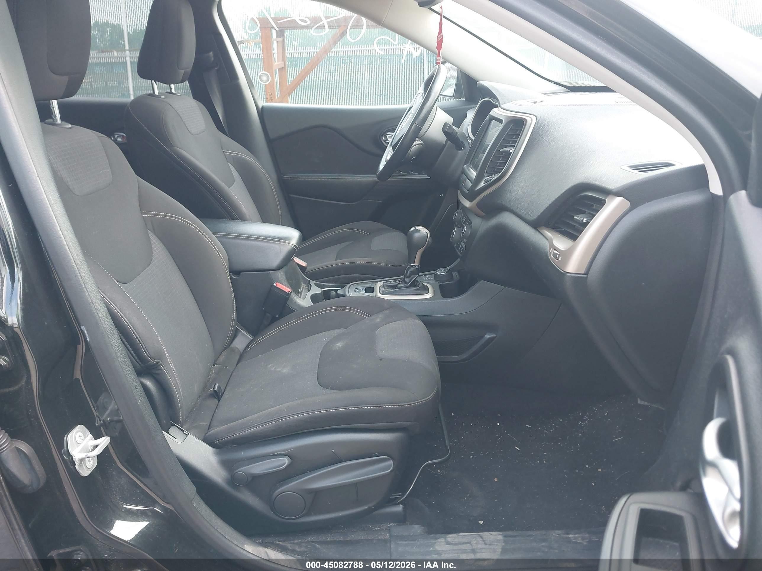 2015 Jeep Cherokee North Black vin: 1C4PJMCSXFW601387
