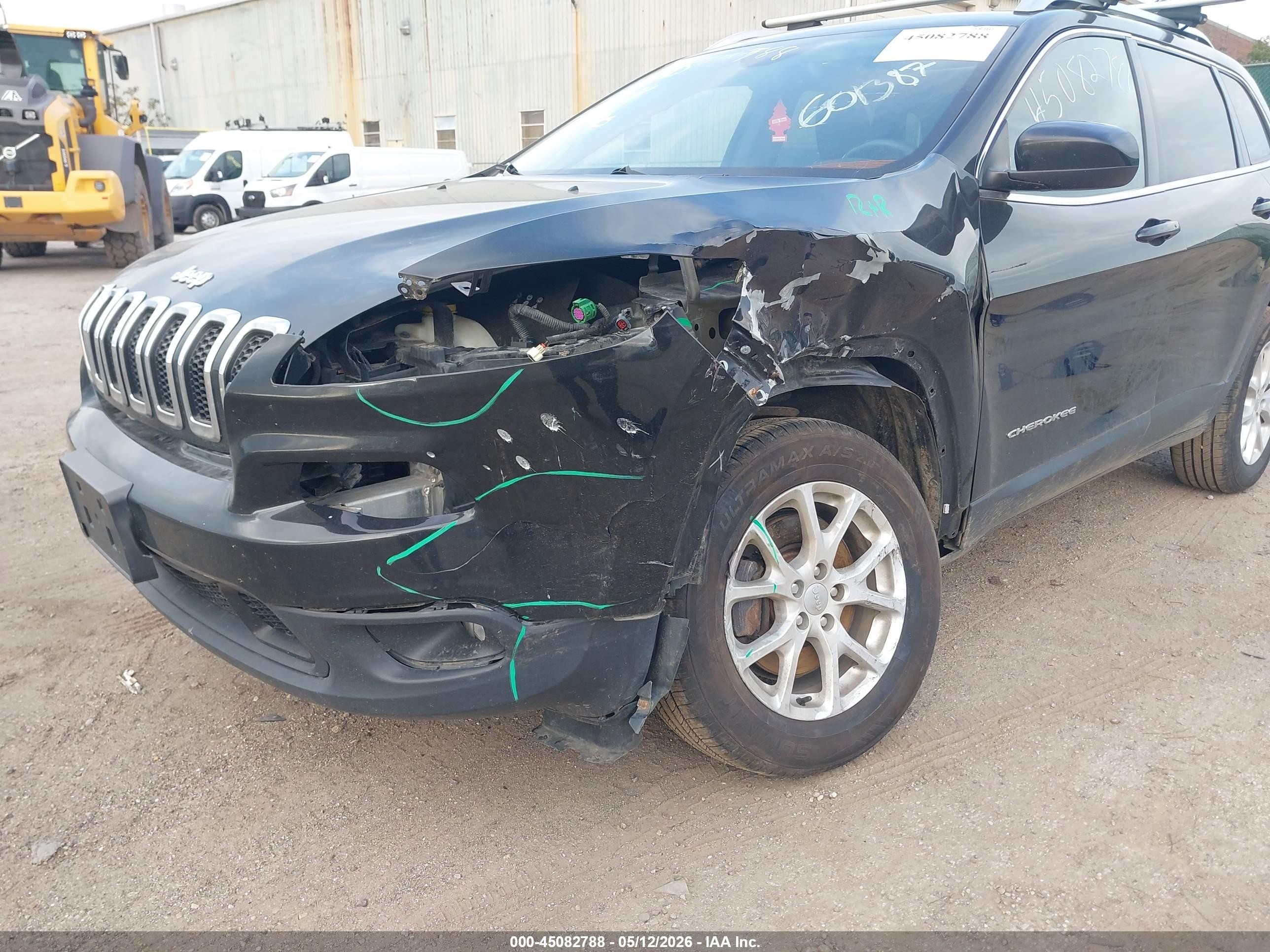 2015 Jeep Cherokee North Black vin: 1C4PJMCSXFW601387