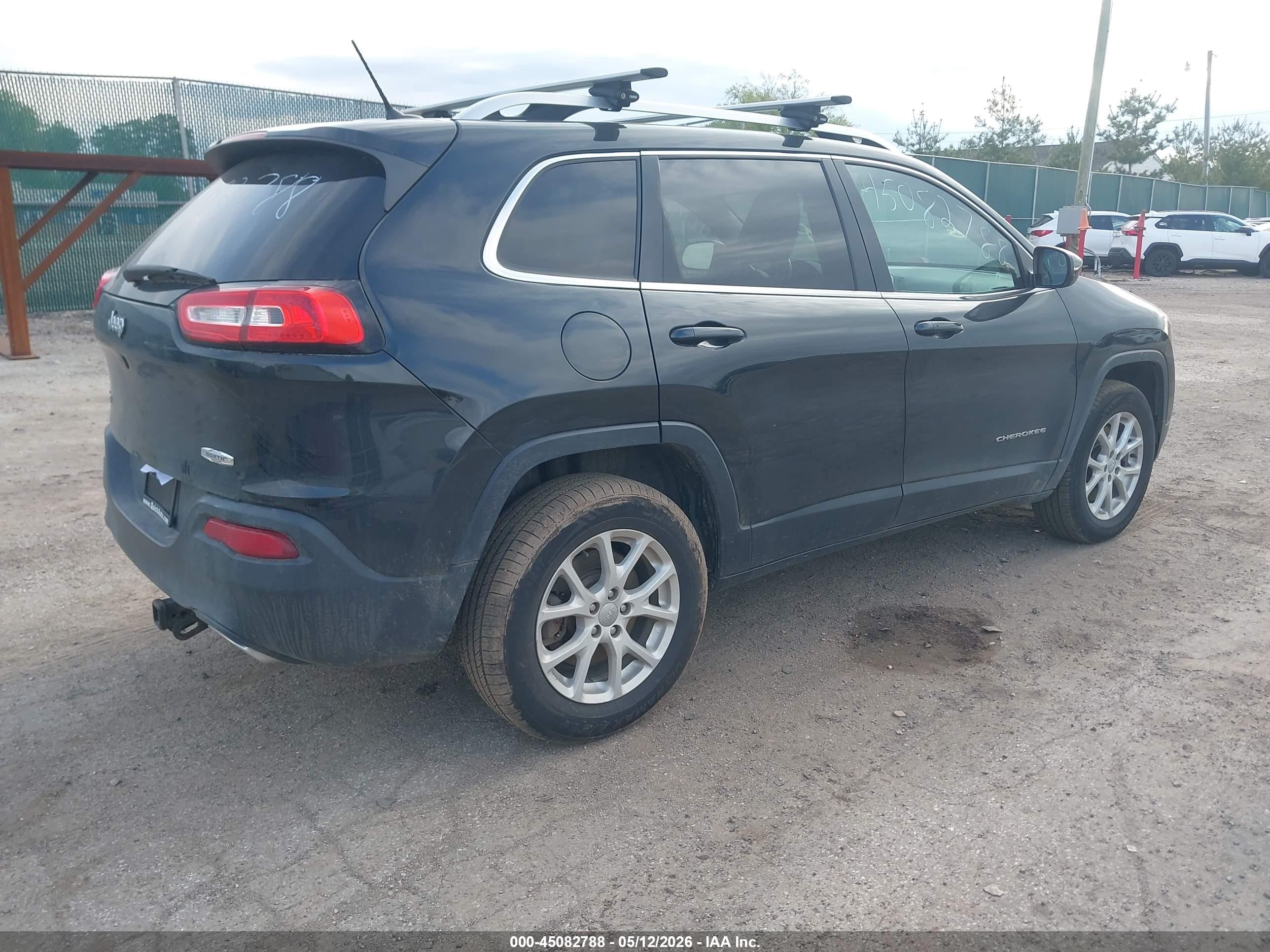 2015 Jeep Cherokee North Black vin: 1C4PJMCSXFW601387
