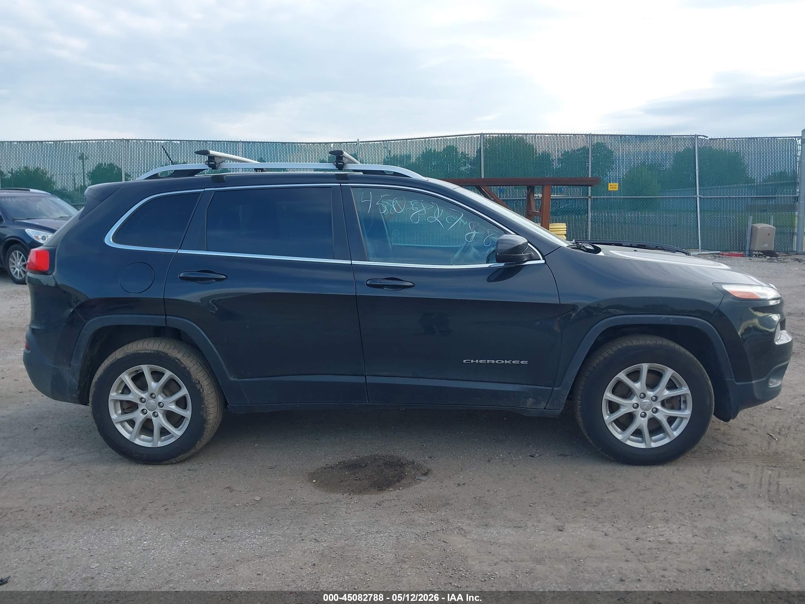 2015 Jeep Cherokee North Black vin: 1C4PJMCSXFW601387