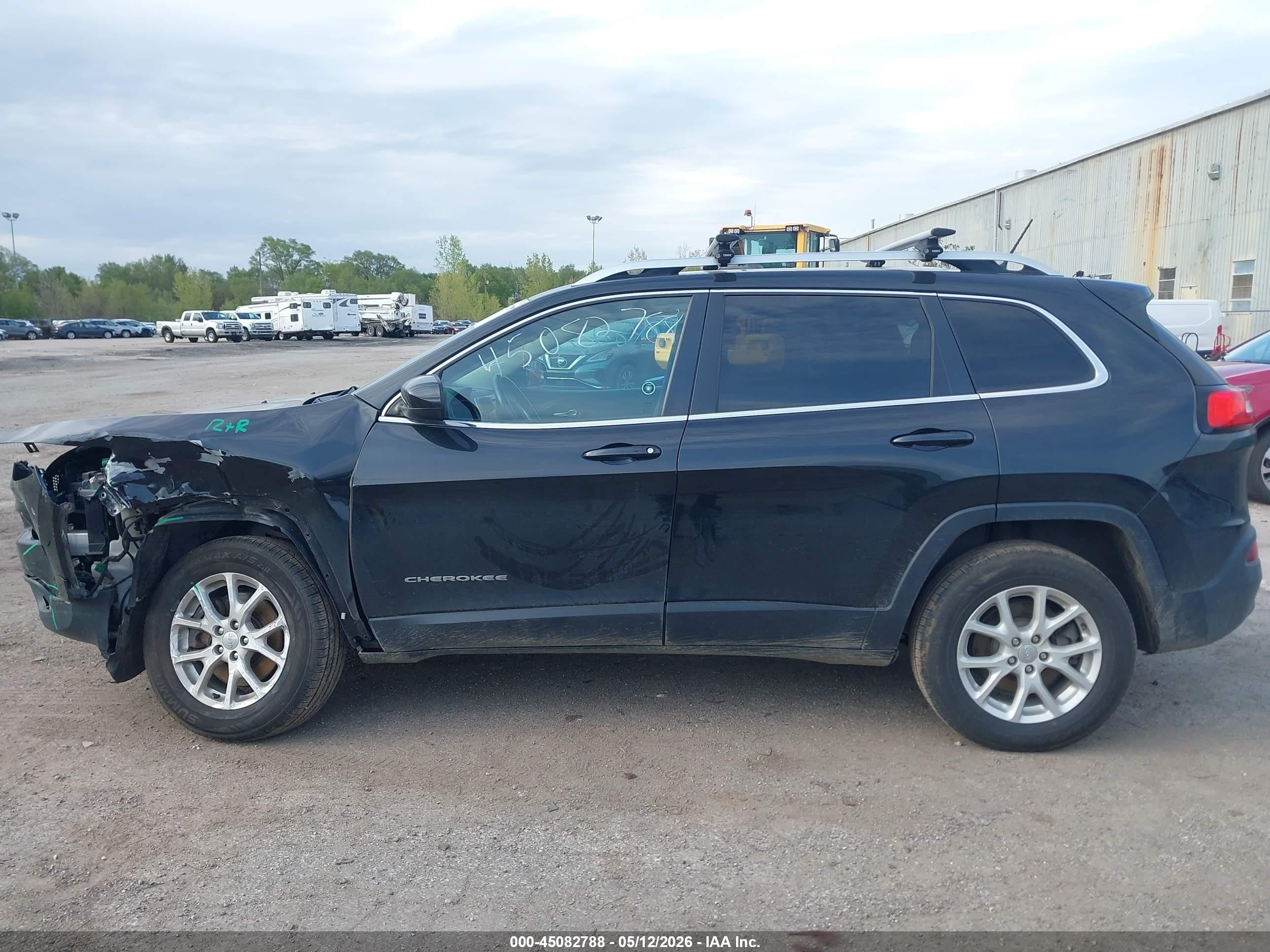 2015 Jeep Cherokee North Black vin: 1C4PJMCSXFW601387