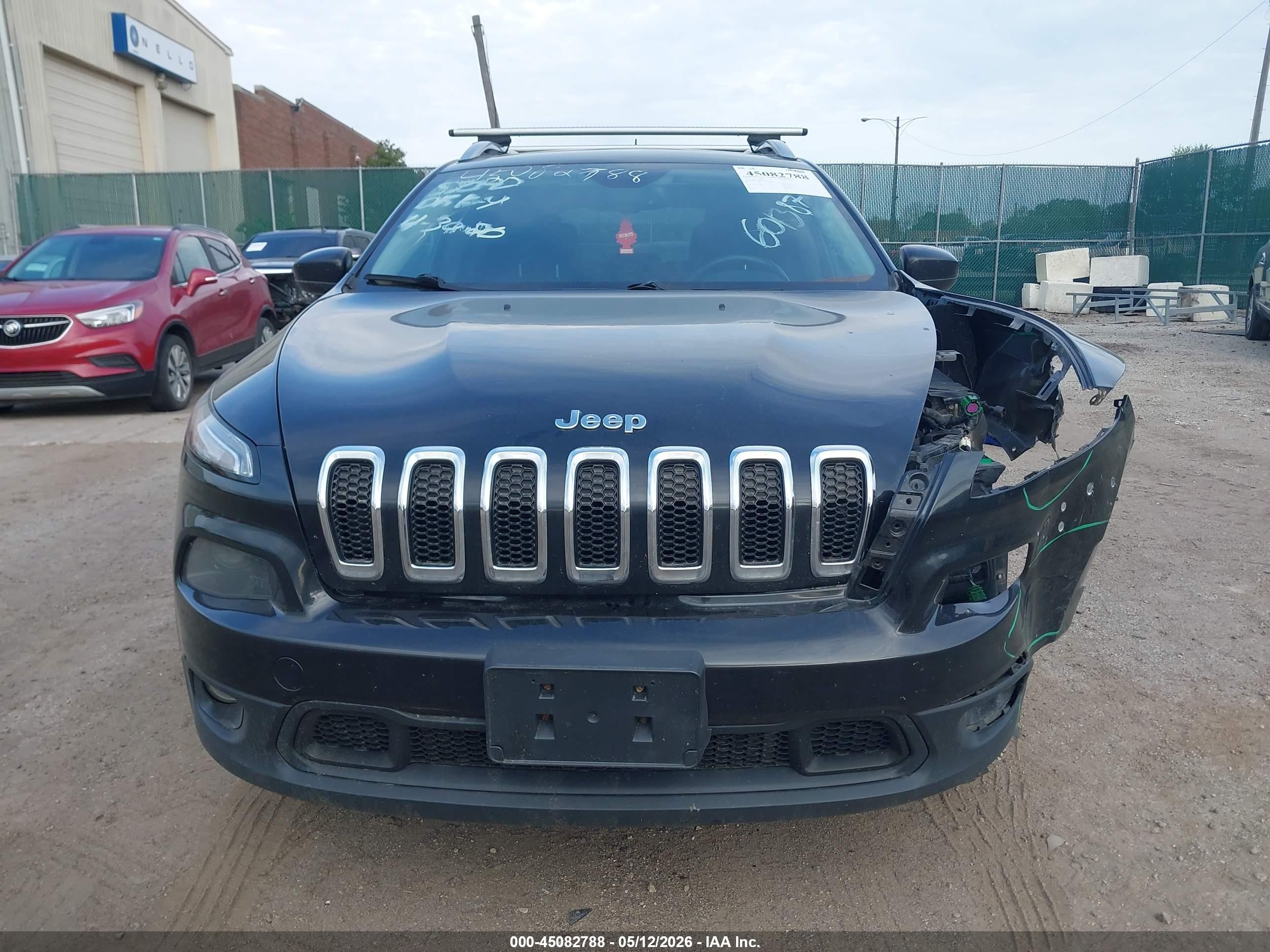 2015 Jeep Cherokee North Black vin: 1C4PJMCSXFW601387
