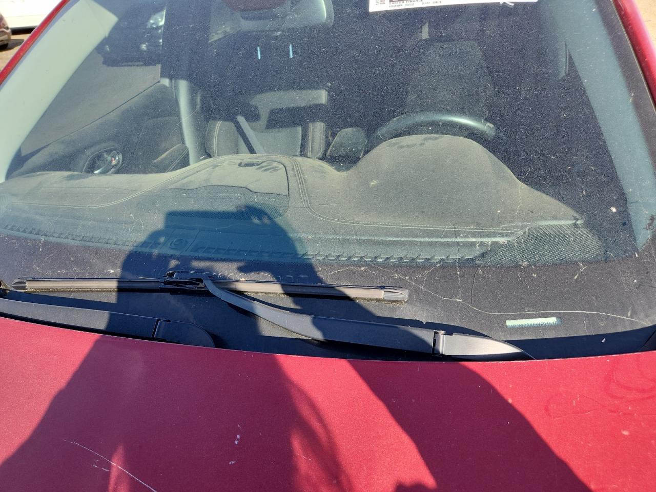 2015 Jeep Cherokee Latitude Maroon vin: 1C4PJMCSXFW601616 Damage: Windshield, Broken, Replacement Required