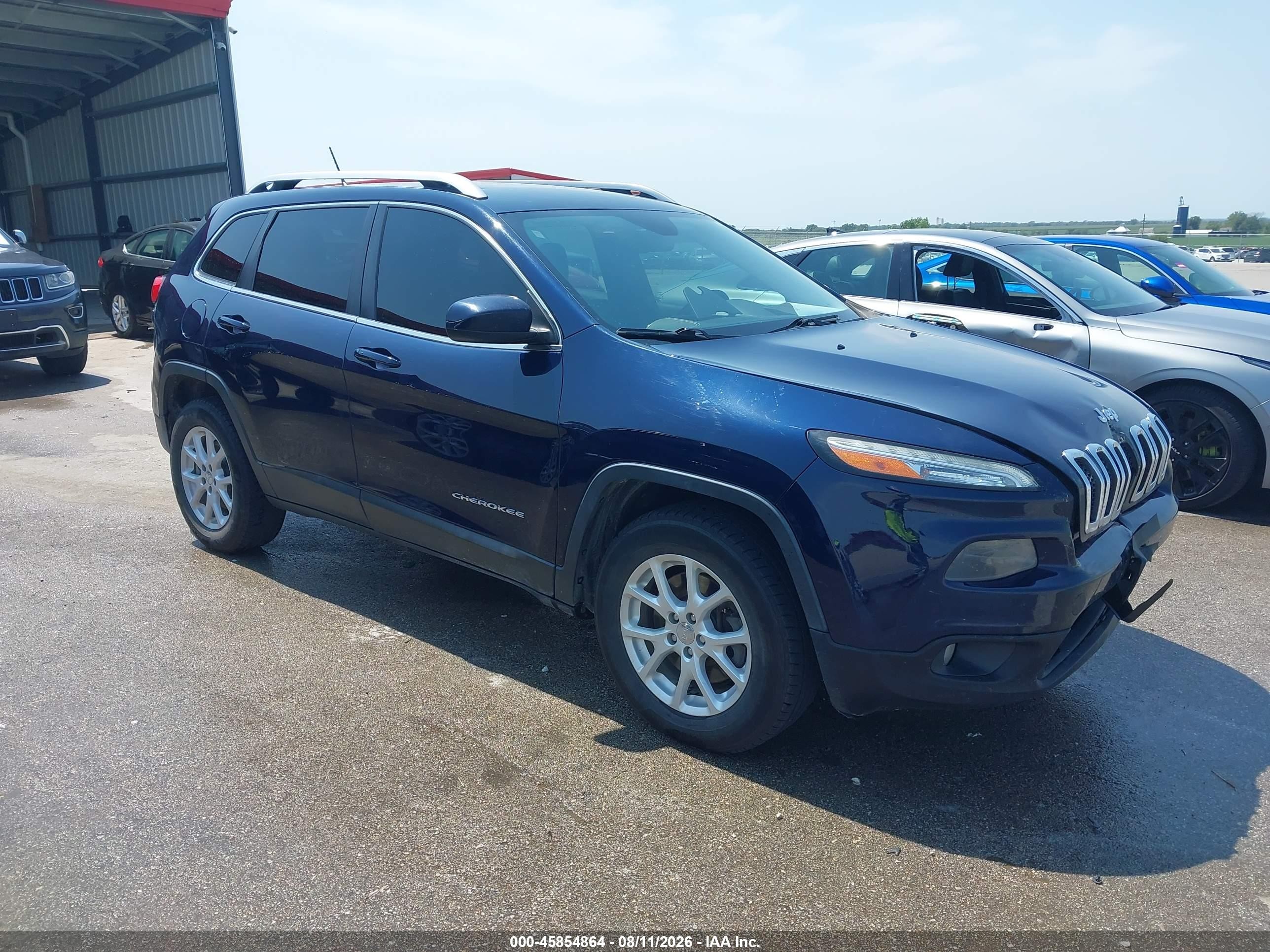 2015 Jeep Cherokee Latitude Blue vin: 1C4PJMCSXFW604905