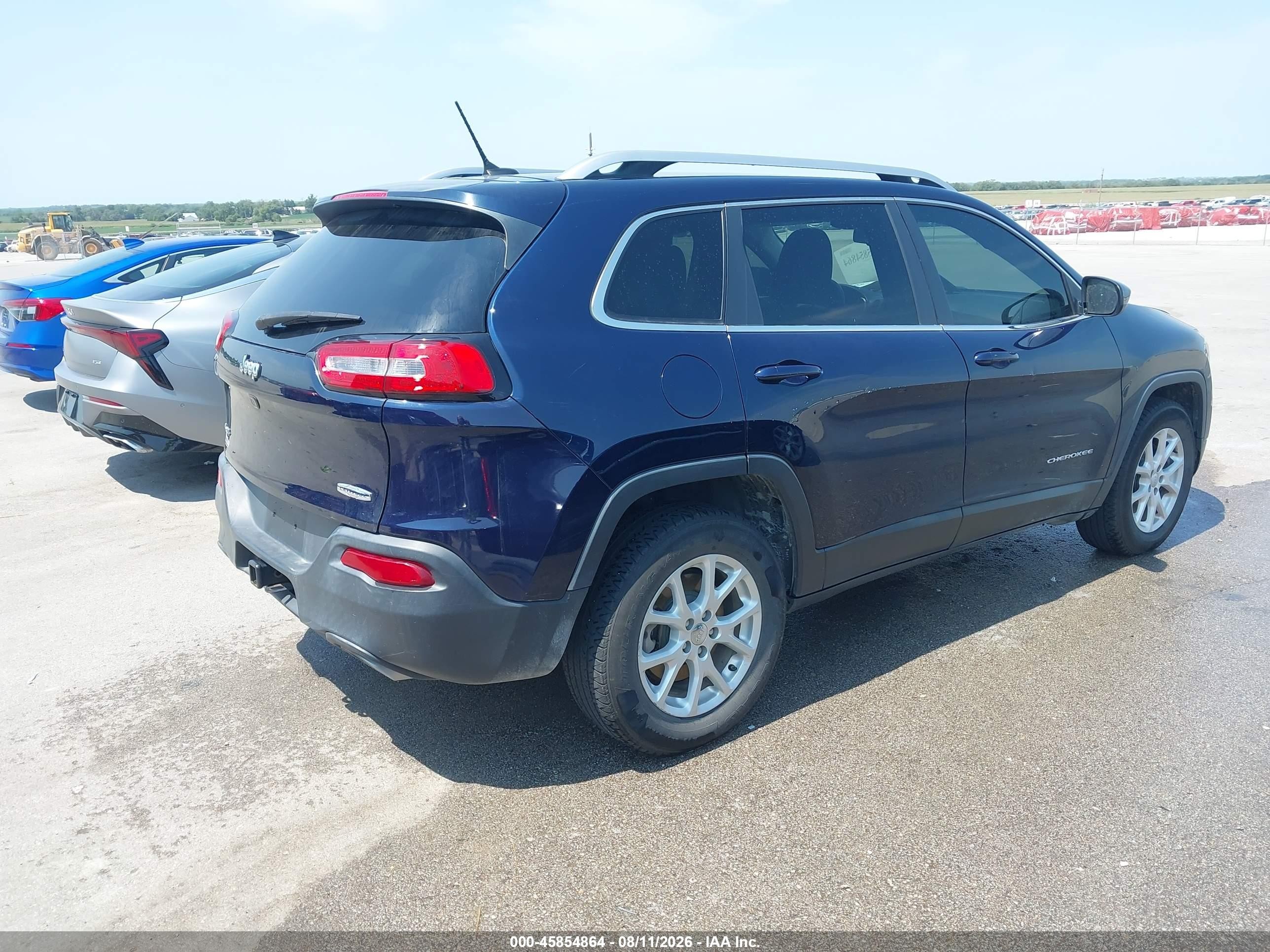 2015 Jeep Cherokee Latitude Blue vin: 1C4PJMCSXFW604905