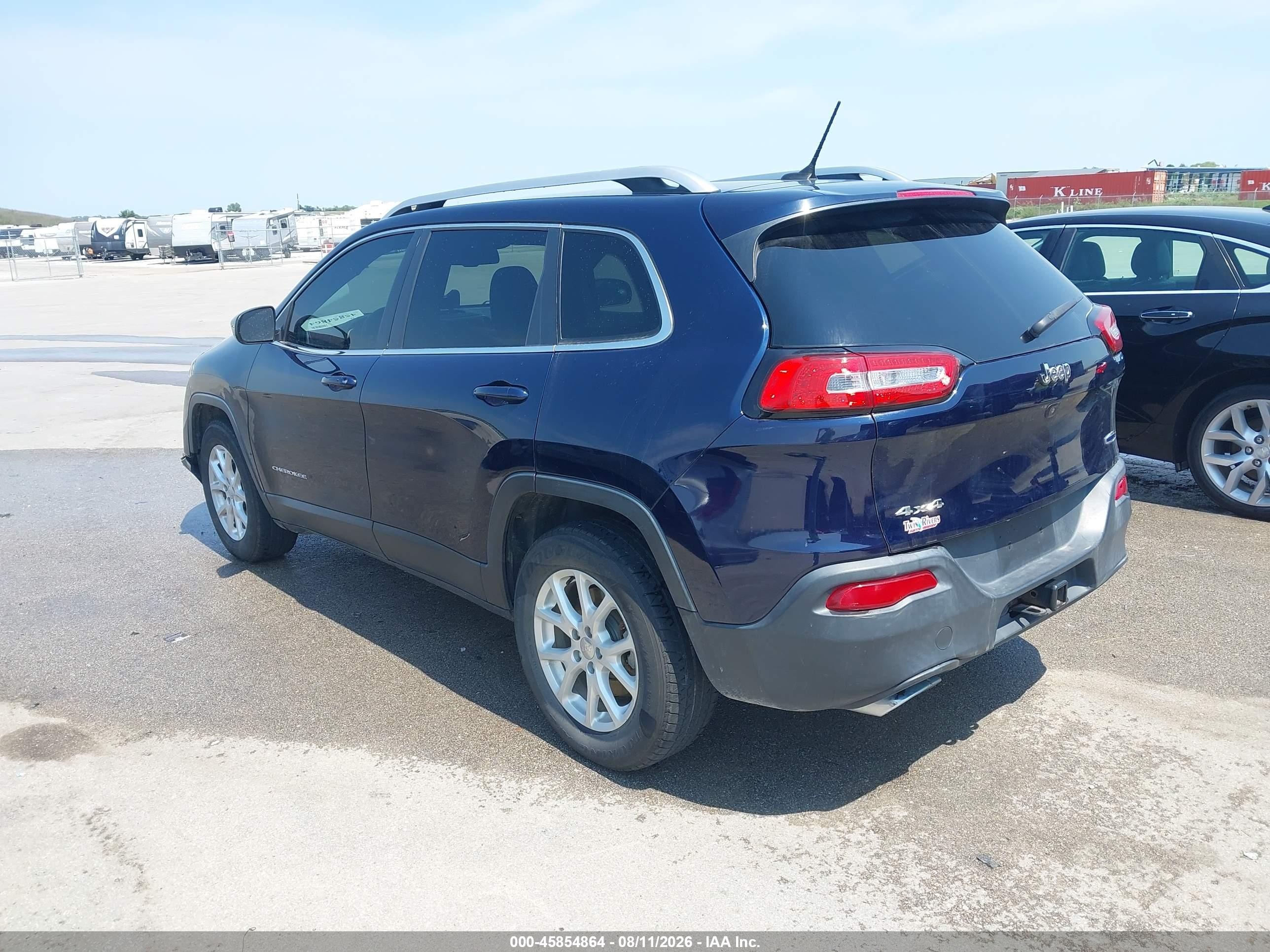 2015 Jeep Cherokee Latitude Blue vin: 1C4PJMCSXFW604905