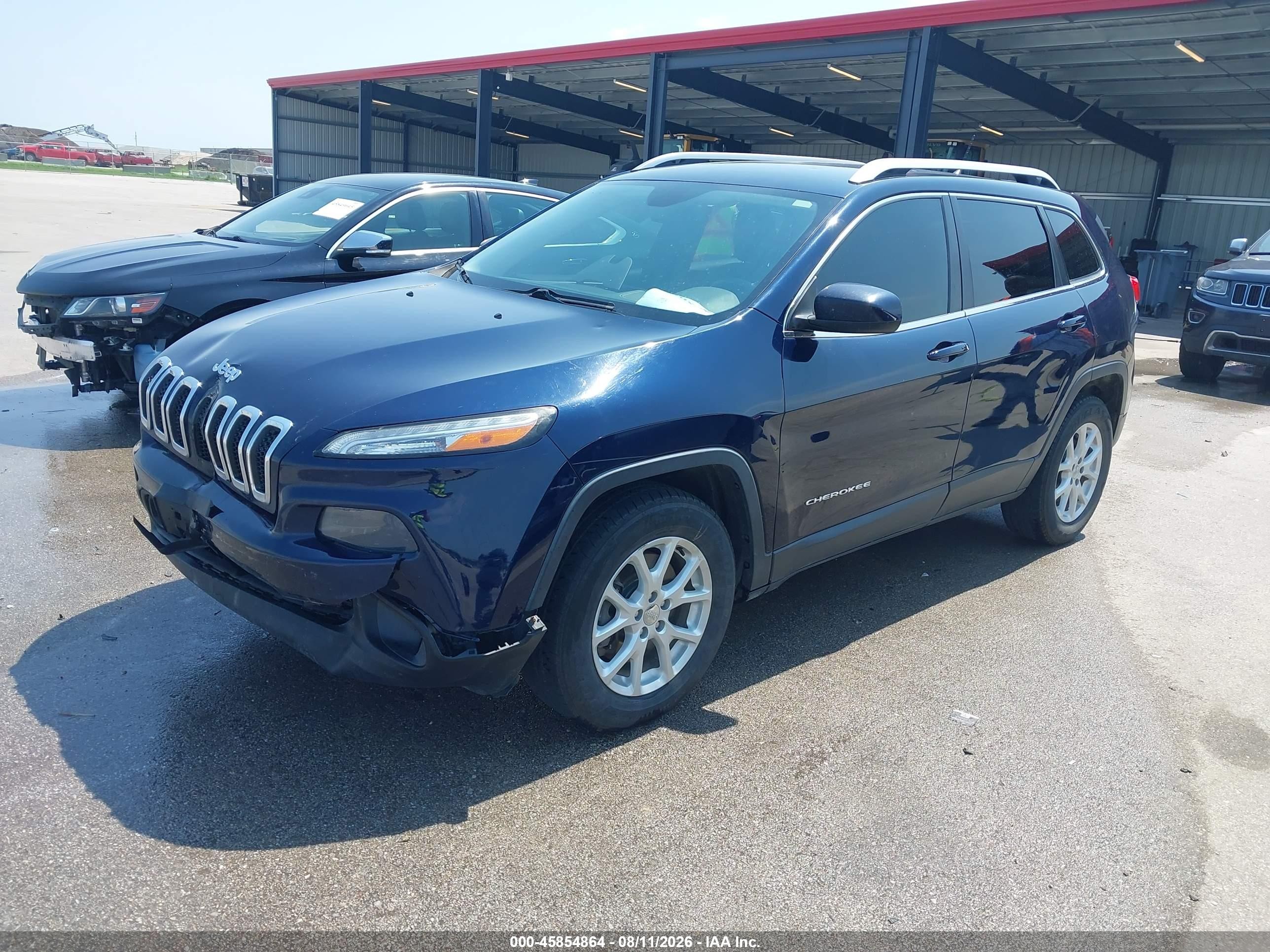 2015 Jeep Cherokee Latitude Blue vin: 1C4PJMCSXFW604905