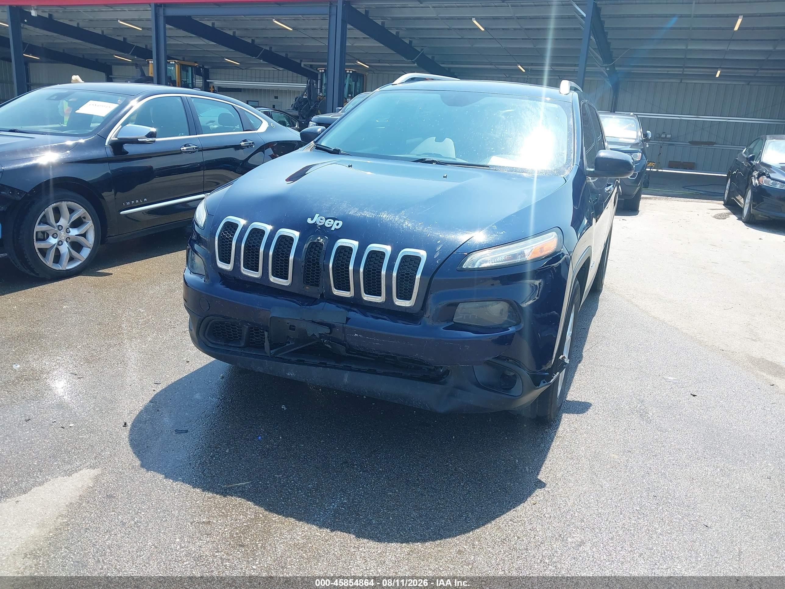 2015 Jeep Cherokee Latitude Blue vin: 1C4PJMCSXFW604905