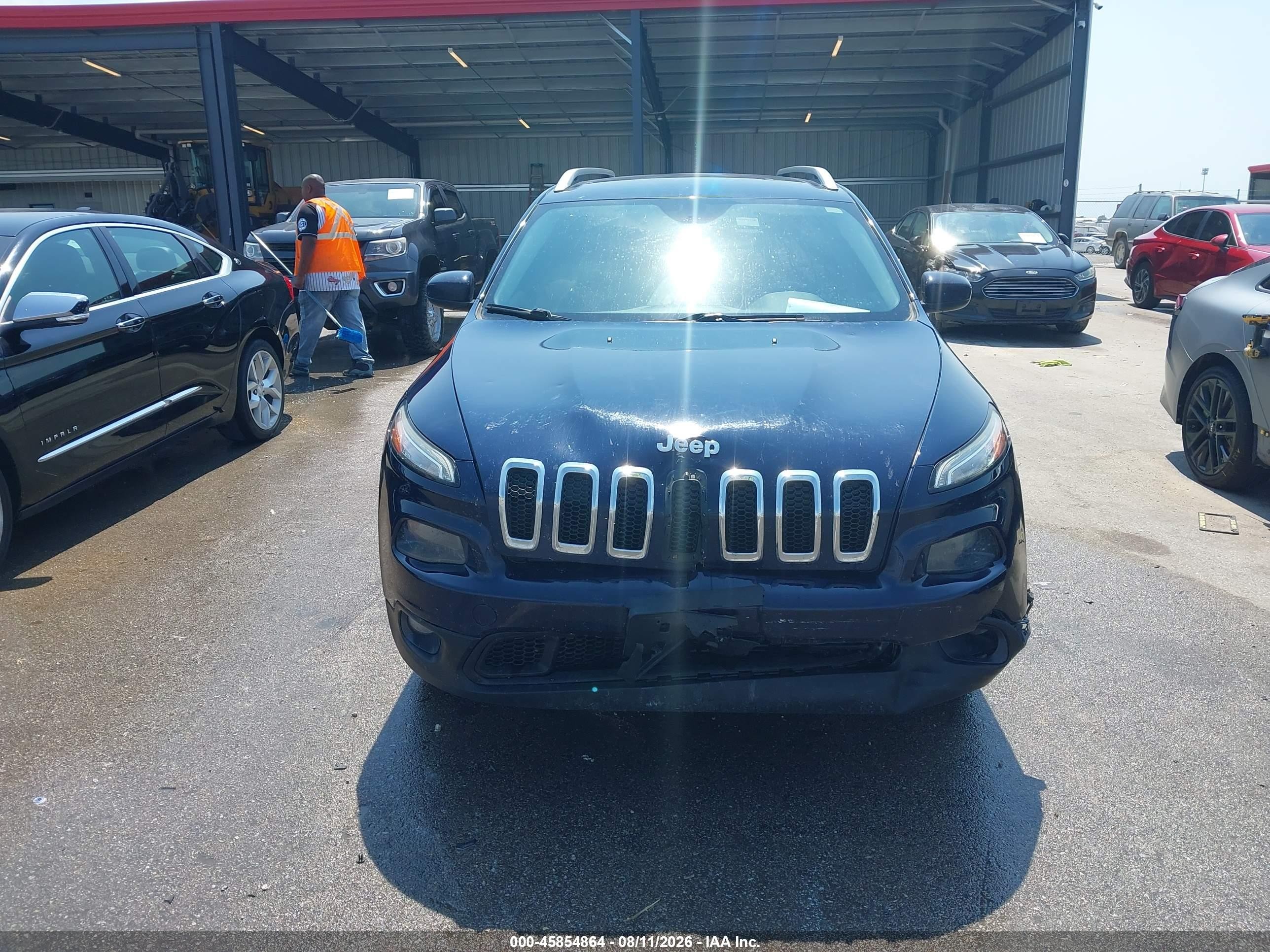 2015 Jeep Cherokee Latitude Blue vin: 1C4PJMCSXFW604905
