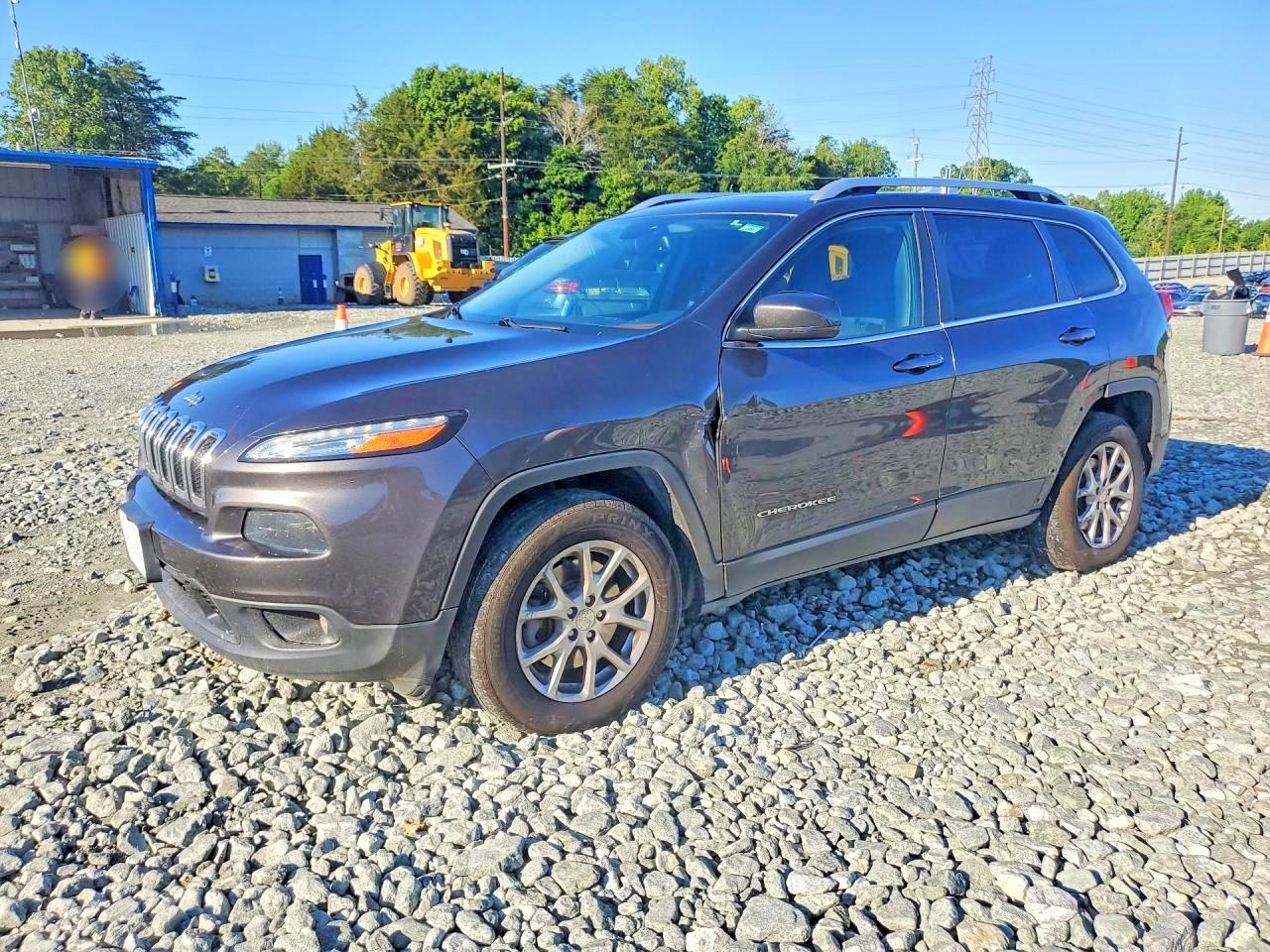 2015 Jeep Cherokee Latitude Угольный vin: 1C4PJMCSXFW606511