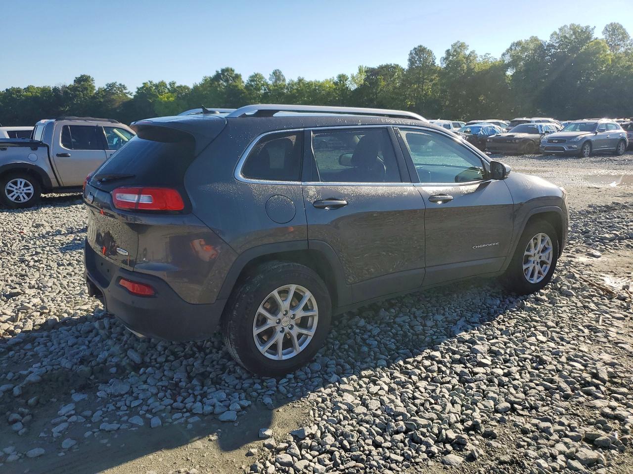 2015 Jeep Cherokee Latitude Charcoal vin: 1C4PJMCSXFW606511