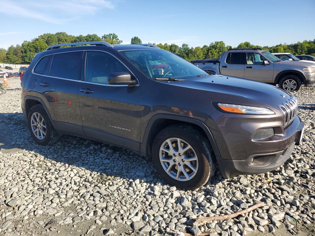 2015 Jeep Cherokee Latitude Charcoal vin: 1C4PJMCSXFW606511