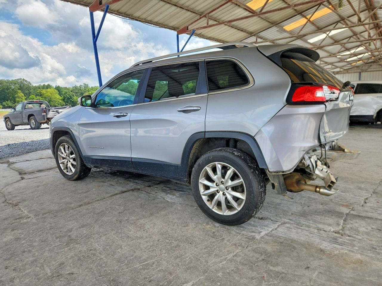 2014 Jeep Cherokee Limited Gray vin: 1C4PJMDB0EW242709
