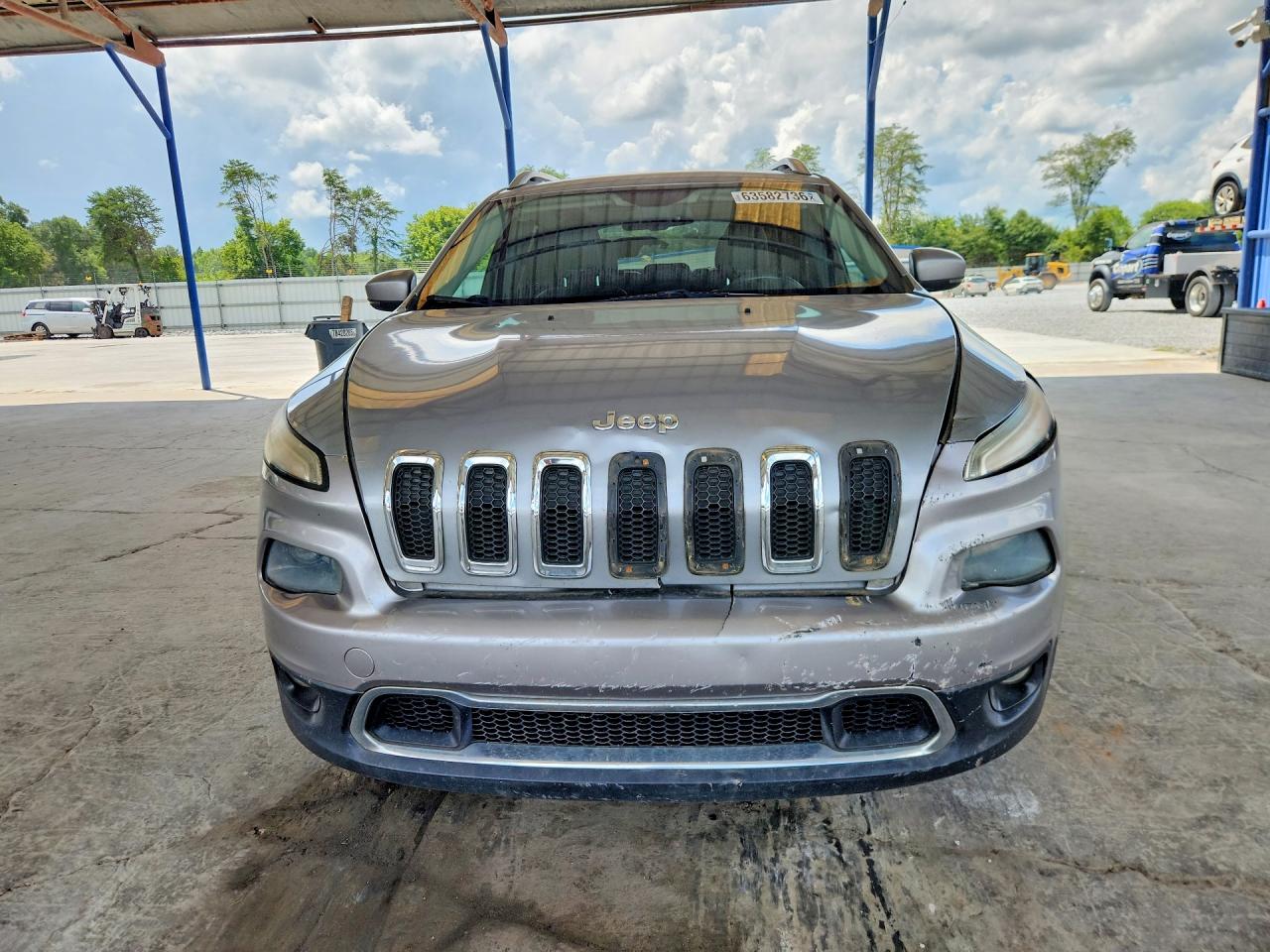 2014 Jeep Cherokee Limited Gray vin: 1C4PJMDB0EW242709