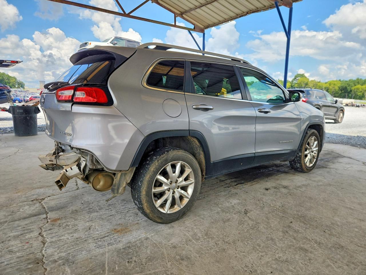 2014 Jeep Cherokee Limited Gray vin: 1C4PJMDB0EW242709