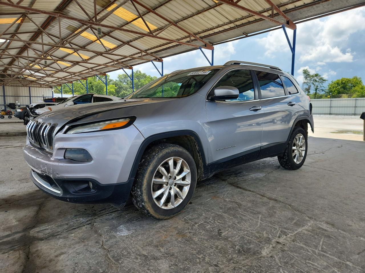 2014 Jeep Cherokee Limited Серый vin: 1C4PJMDB0EW242709