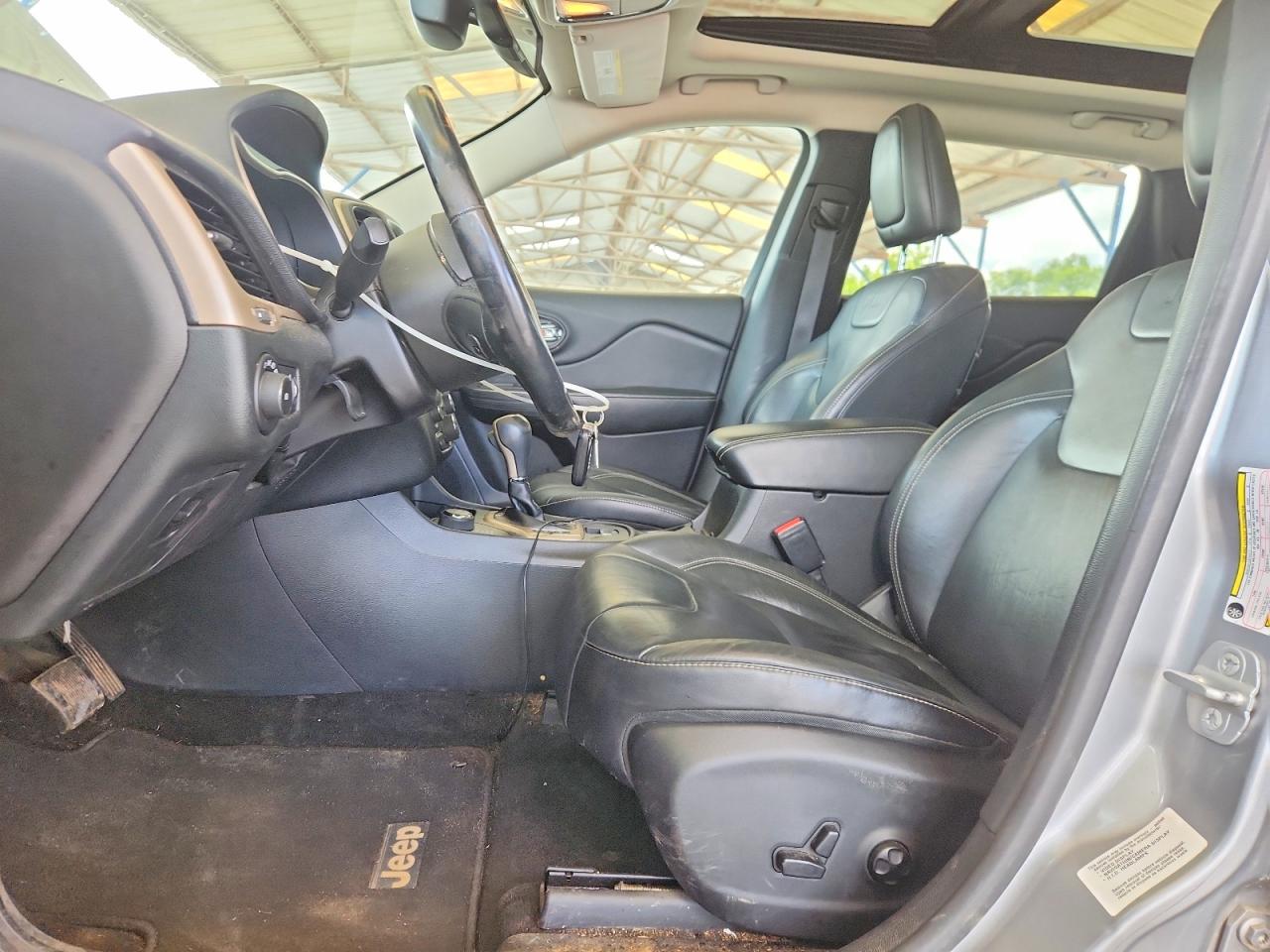 2014 Jeep Cherokee Limited Gray vin: 1C4PJMDB0EW242709