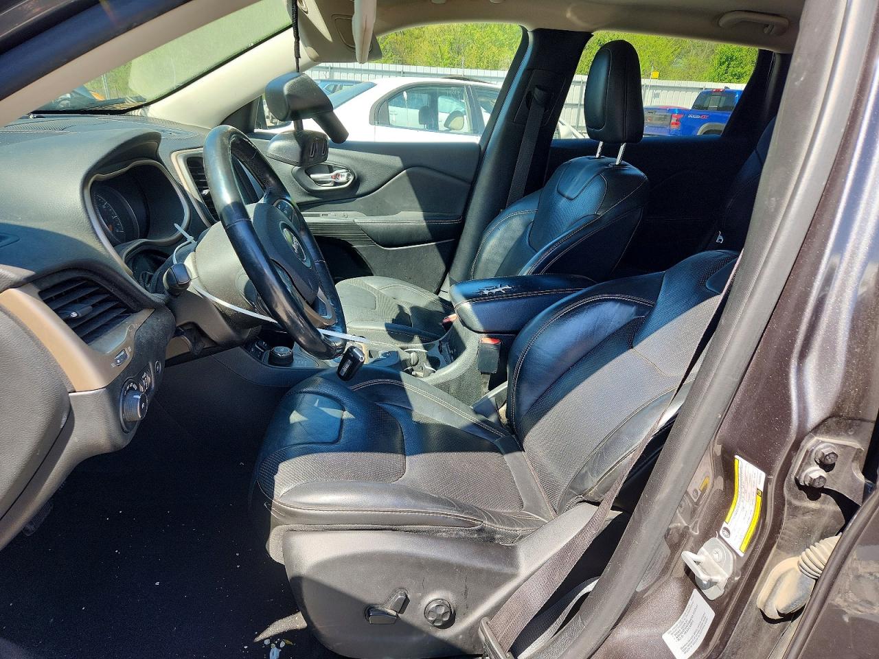 2015 Jeep Cherokee Limited Black vin: 1C4PJMDB0FW698923