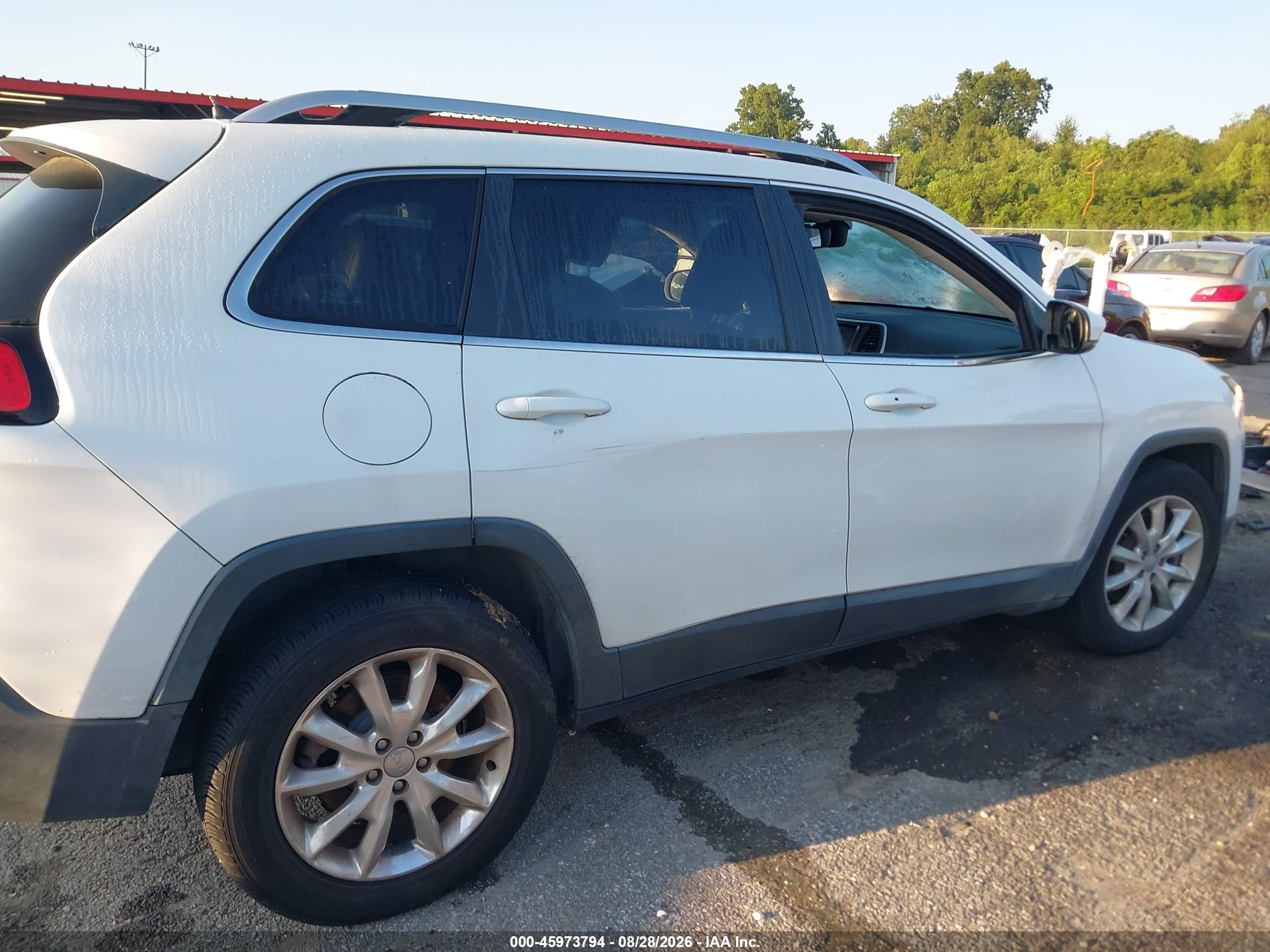 2014 Jeep Cherokee Limited Белый vin: 1C4PJMDB1EW197988
