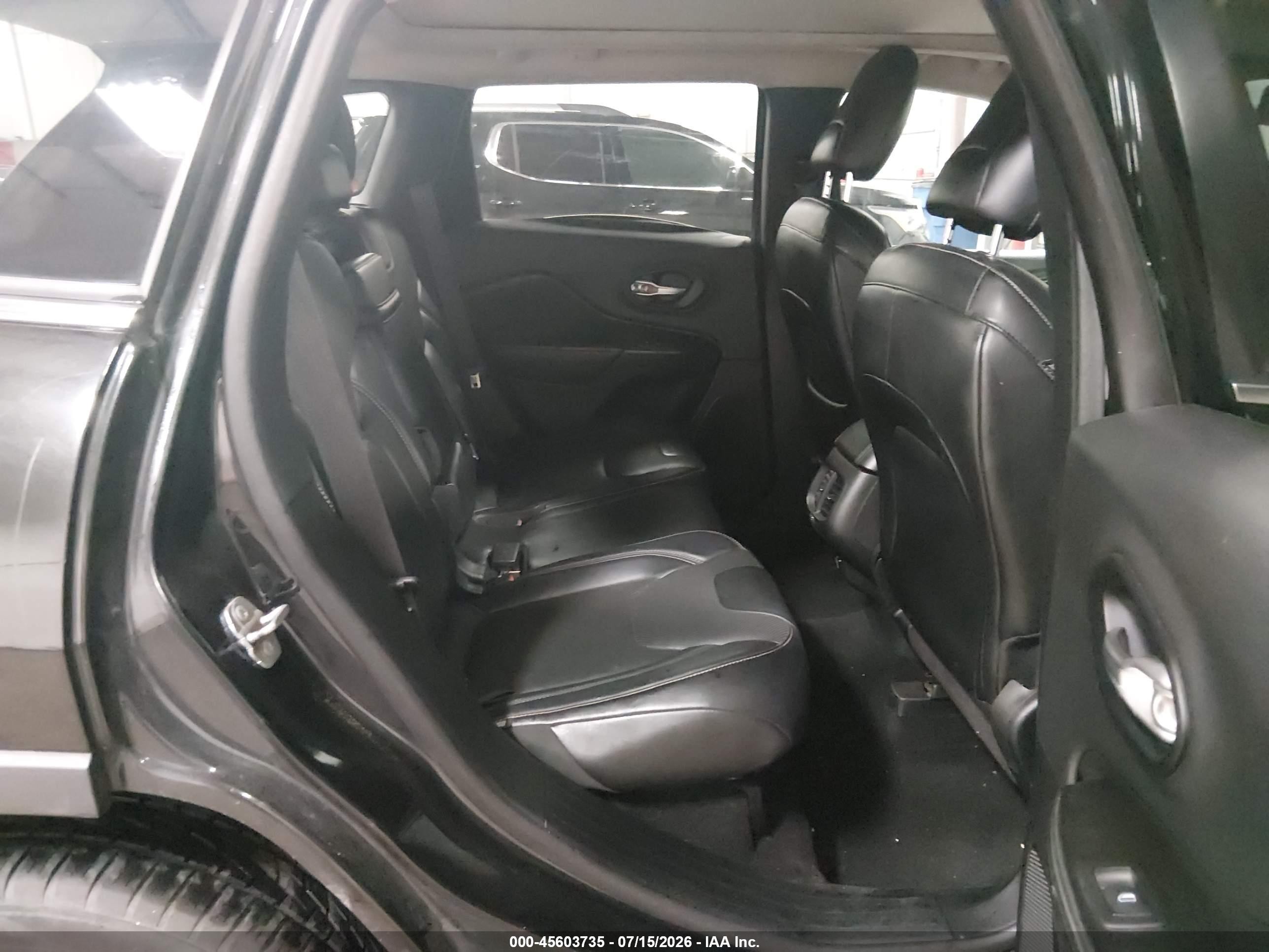 2014 Jeep Cherokee Limited Black vin: 1C4PJMDB1EW207757