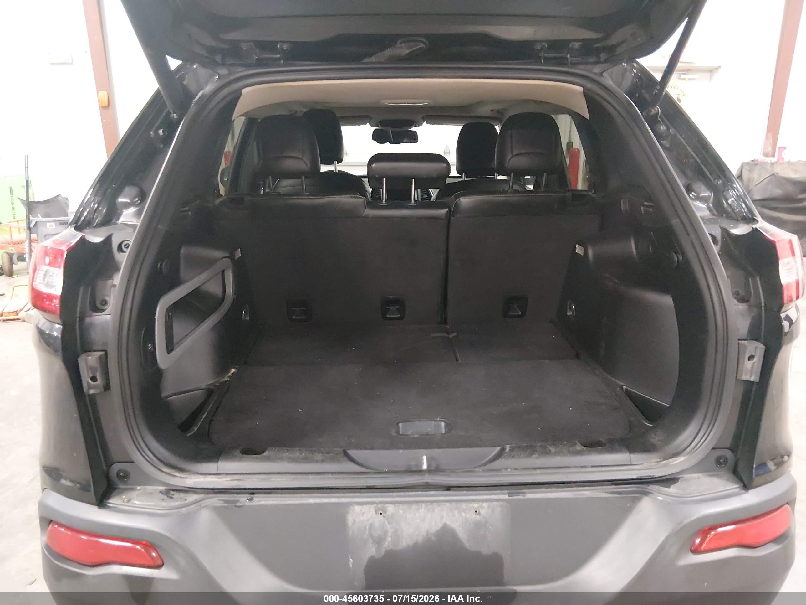 2014 Jeep Cherokee Limited Black vin: 1C4PJMDB1EW207757
