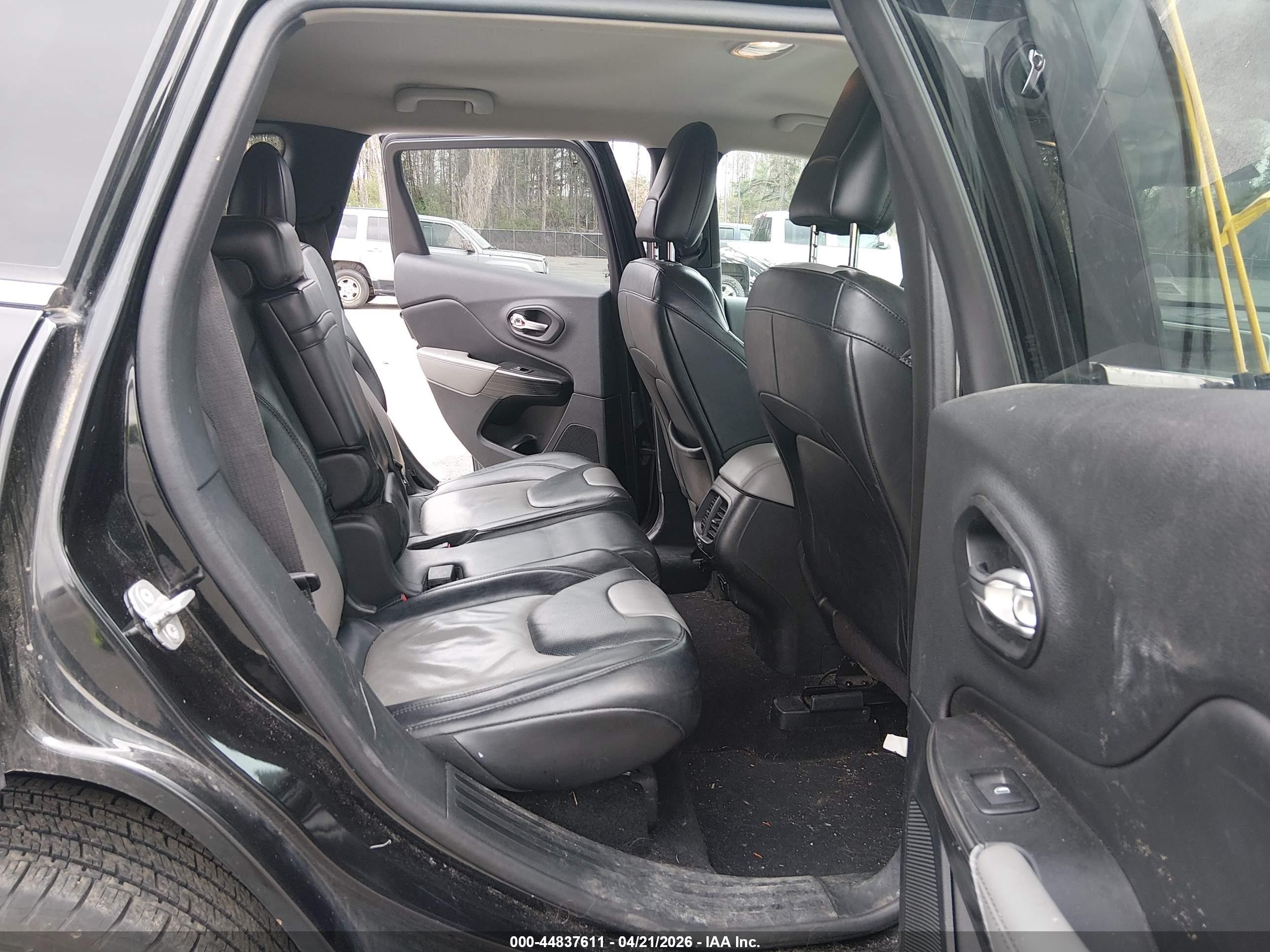 2014 Jeep Cherokee Limited Black vin: 1C4PJMDB1EW255713