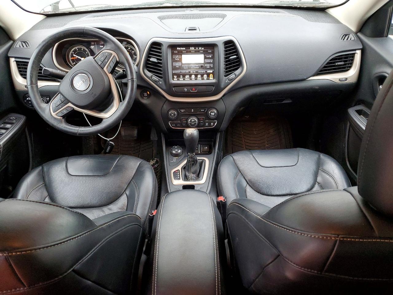 2015 Jeep Cherokee Limited Black vin: 1C4PJMDB1FW606833