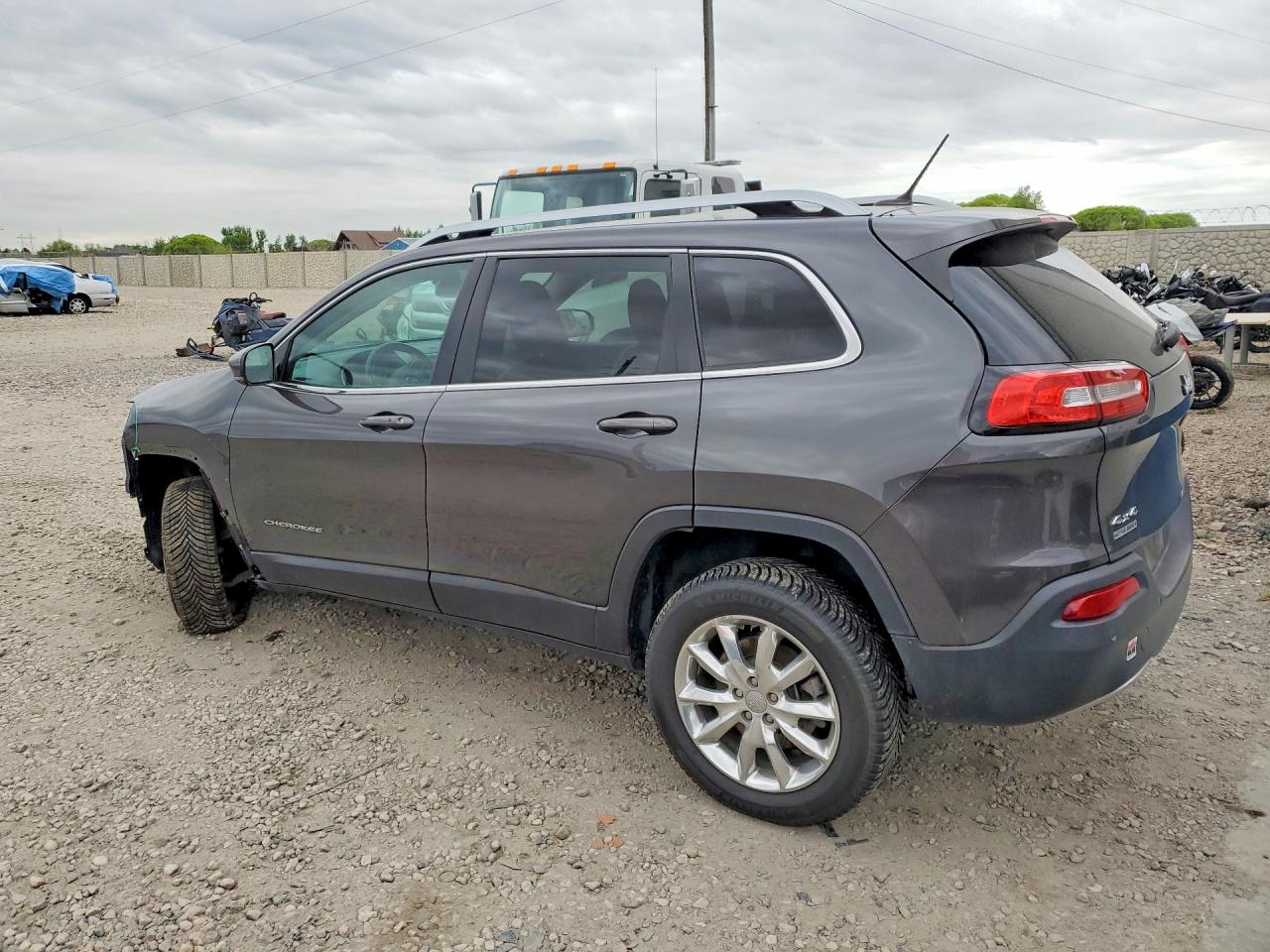 2015 Jeep Cherokee Limited Black vin: 1C4PJMDB1FW606833