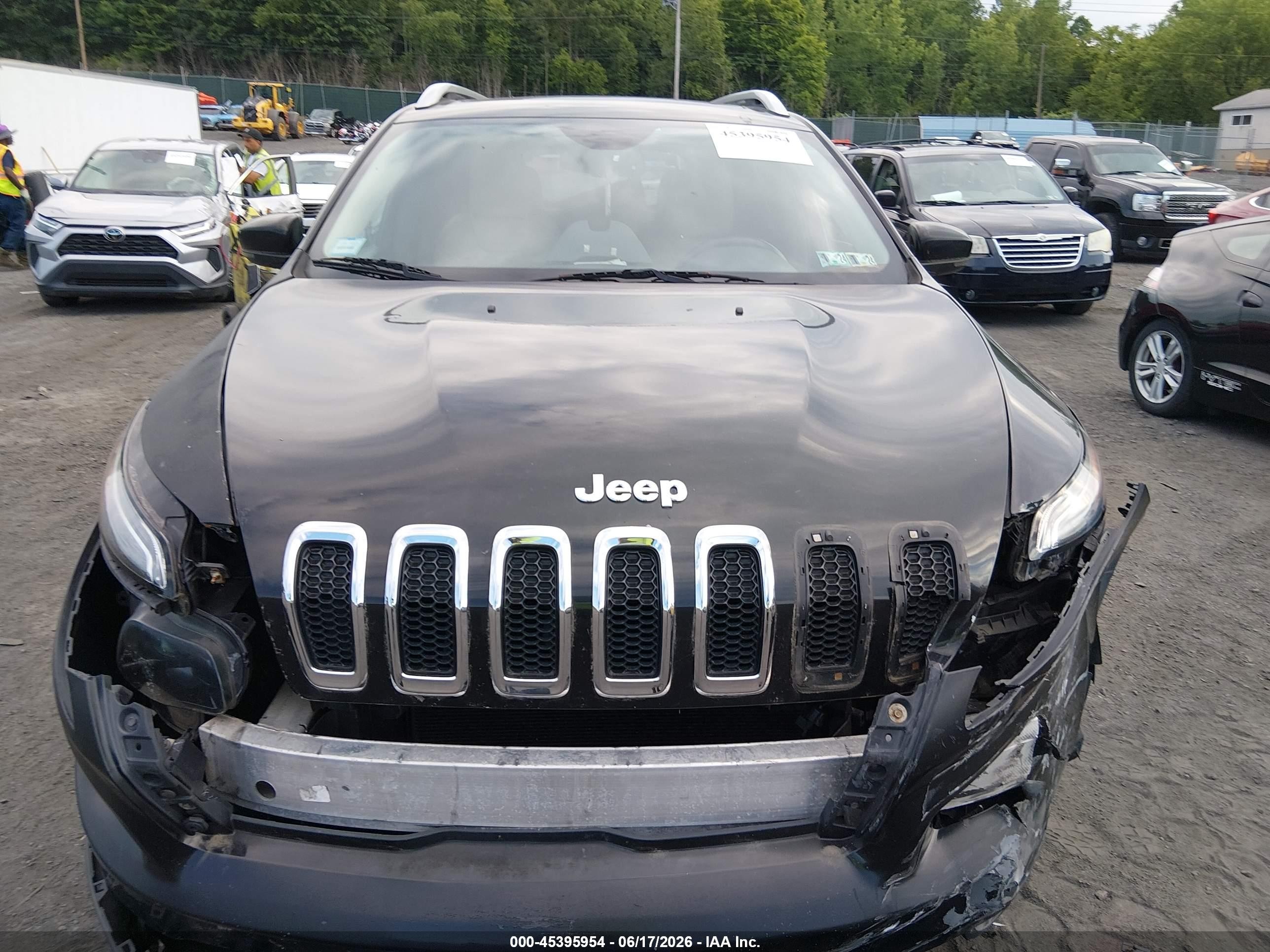 2015 Jeep Cherokee Limited Black vin: 1C4PJMDB1FW649648