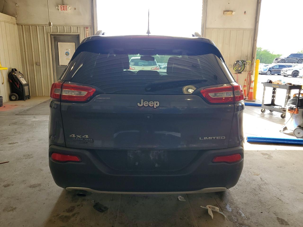2014 Jeep Cherokee Limited Gray vin: 1C4PJMDB2EW140196