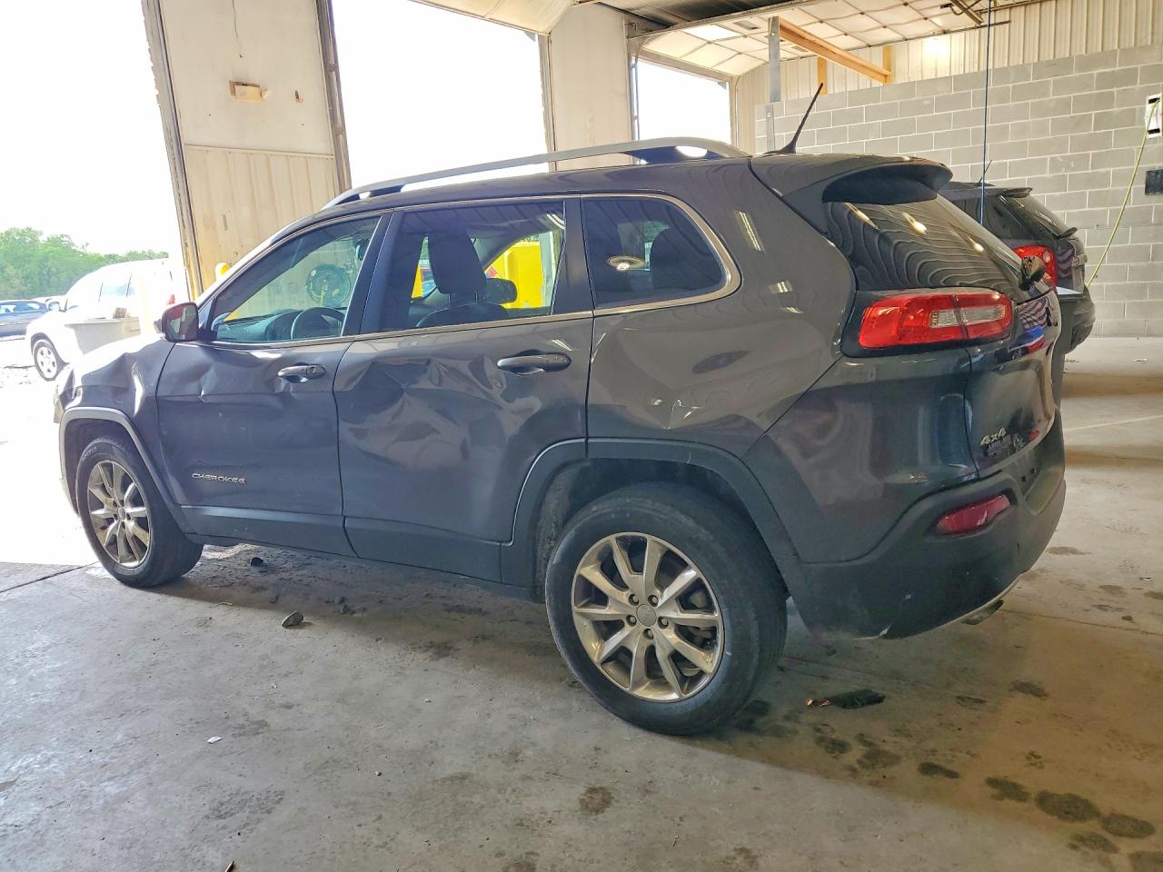 2014 Jeep Cherokee Limited Gray vin: 1C4PJMDB2EW140196