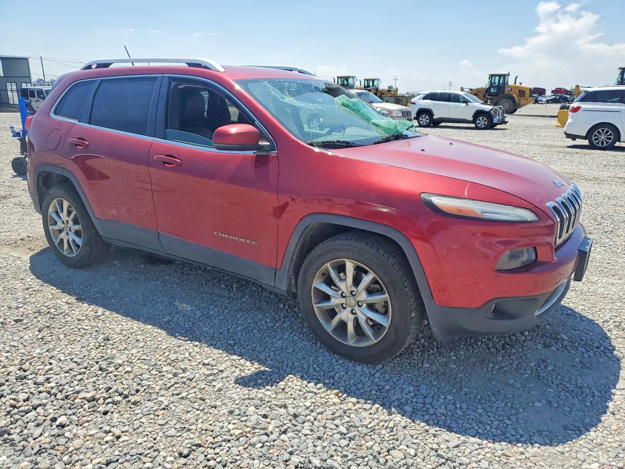 2014 Jeep Cherokee Limited Red vin: 1C4PJMDB2EW145916