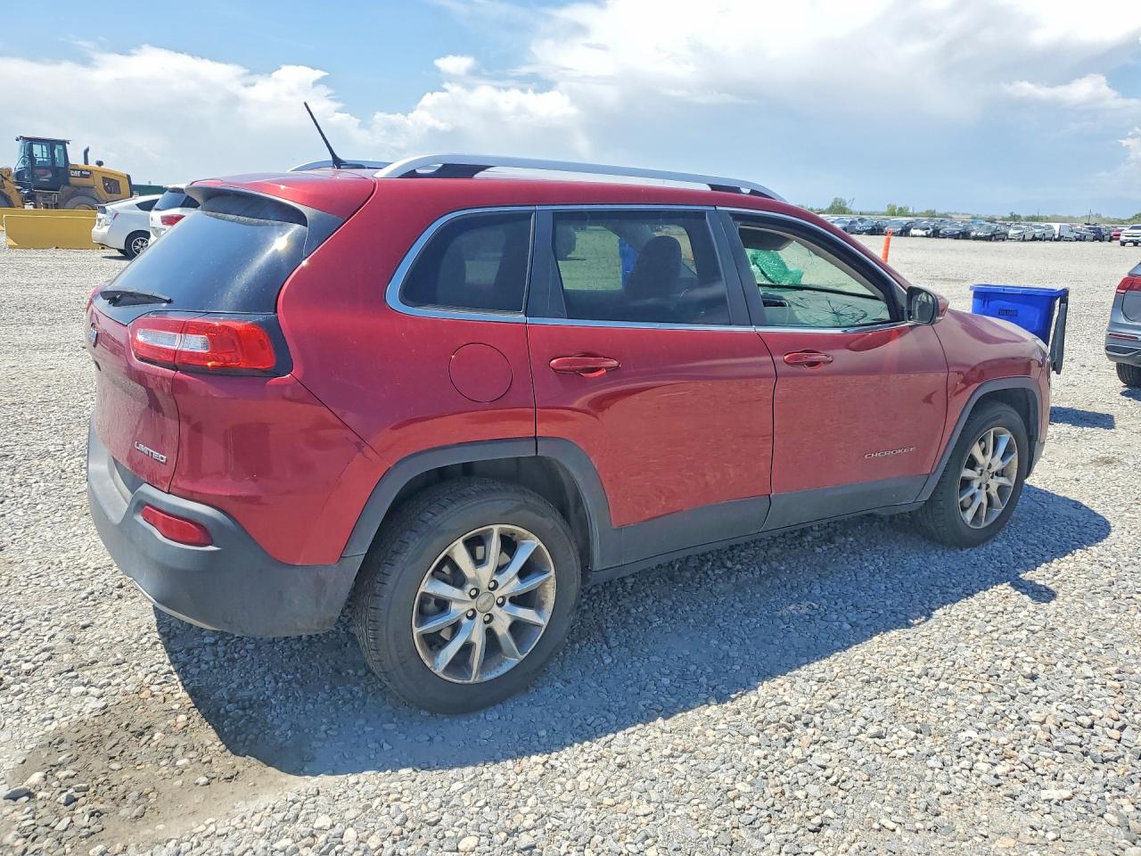 2014 Jeep Cherokee Limited Red vin: 1C4PJMDB2EW145916