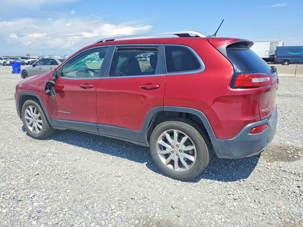 2014 Jeep Cherokee Limited Red vin: 1C4PJMDB2EW145916