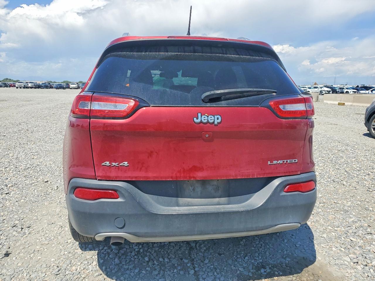2014 Jeep Cherokee Limited Red vin: 1C4PJMDB2EW145916