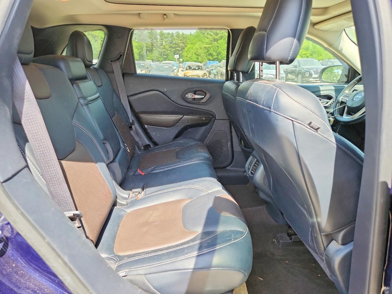 2014 Jeep Cherokee Limited Blue vin: 1C4PJMDB2EW180357