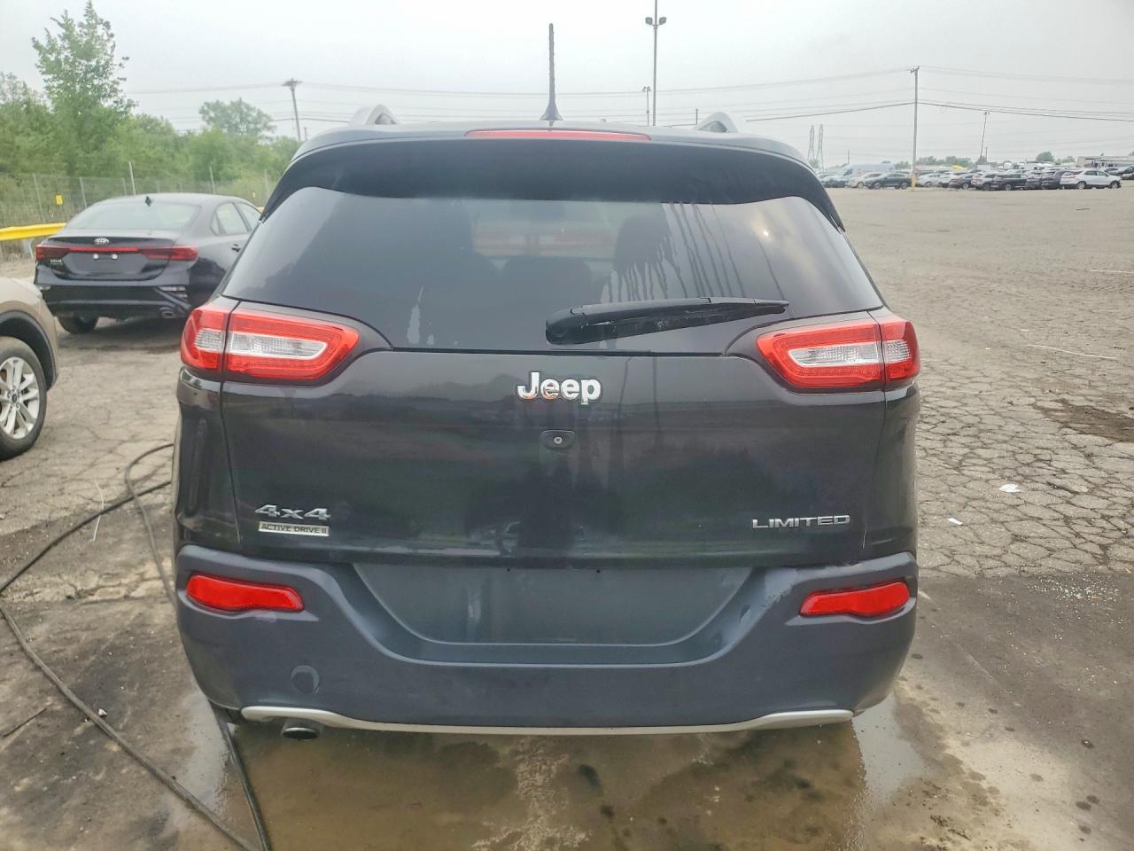2014 Jeep Cherokee Limited Black vin: 1C4PJMDB2EW198499