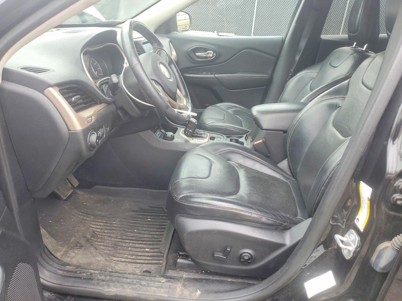 2014 Jeep Cherokee Limited Black vin: 1C4PJMDB2EW198499
