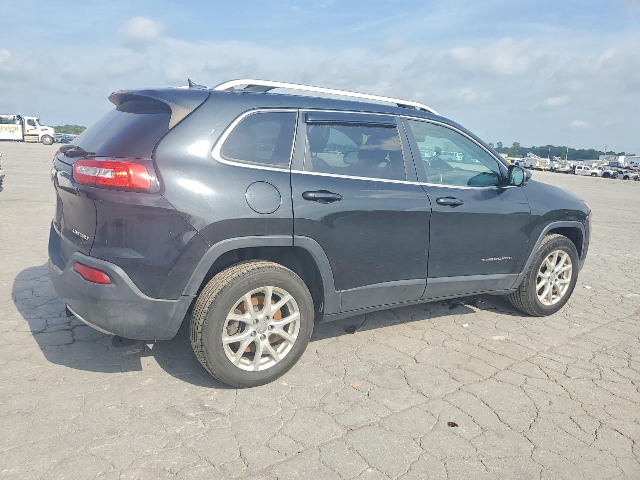 2014 Jeep Cherokee Limited Black vin: 1C4PJMDB2EW282046