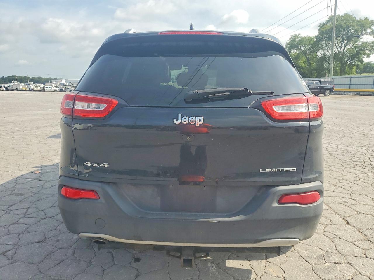 2014 Jeep Cherokee Limited Black vin: 1C4PJMDB2EW282046