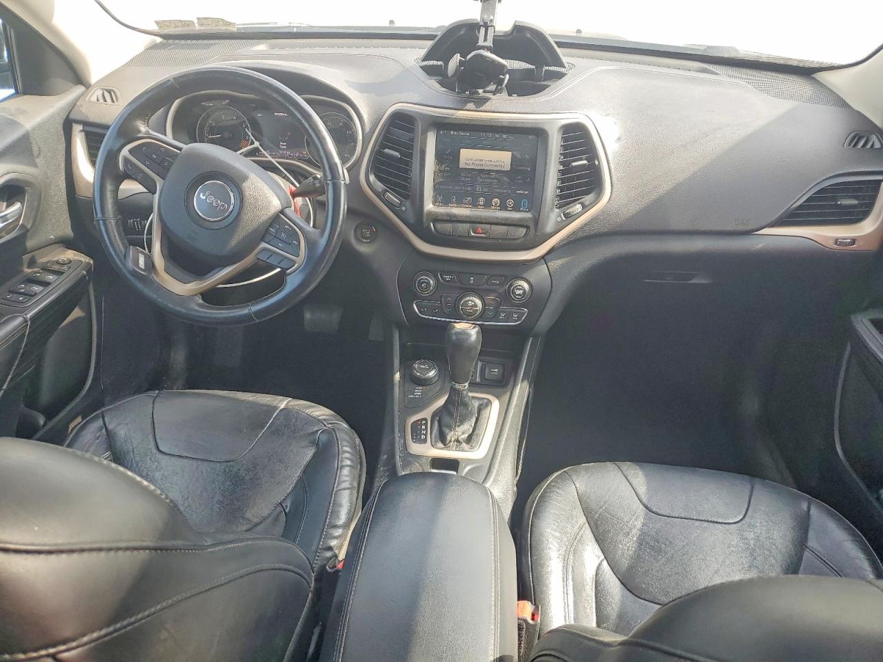 2014 Jeep Cherokee Limited Black vin: 1C4PJMDB2EW282046