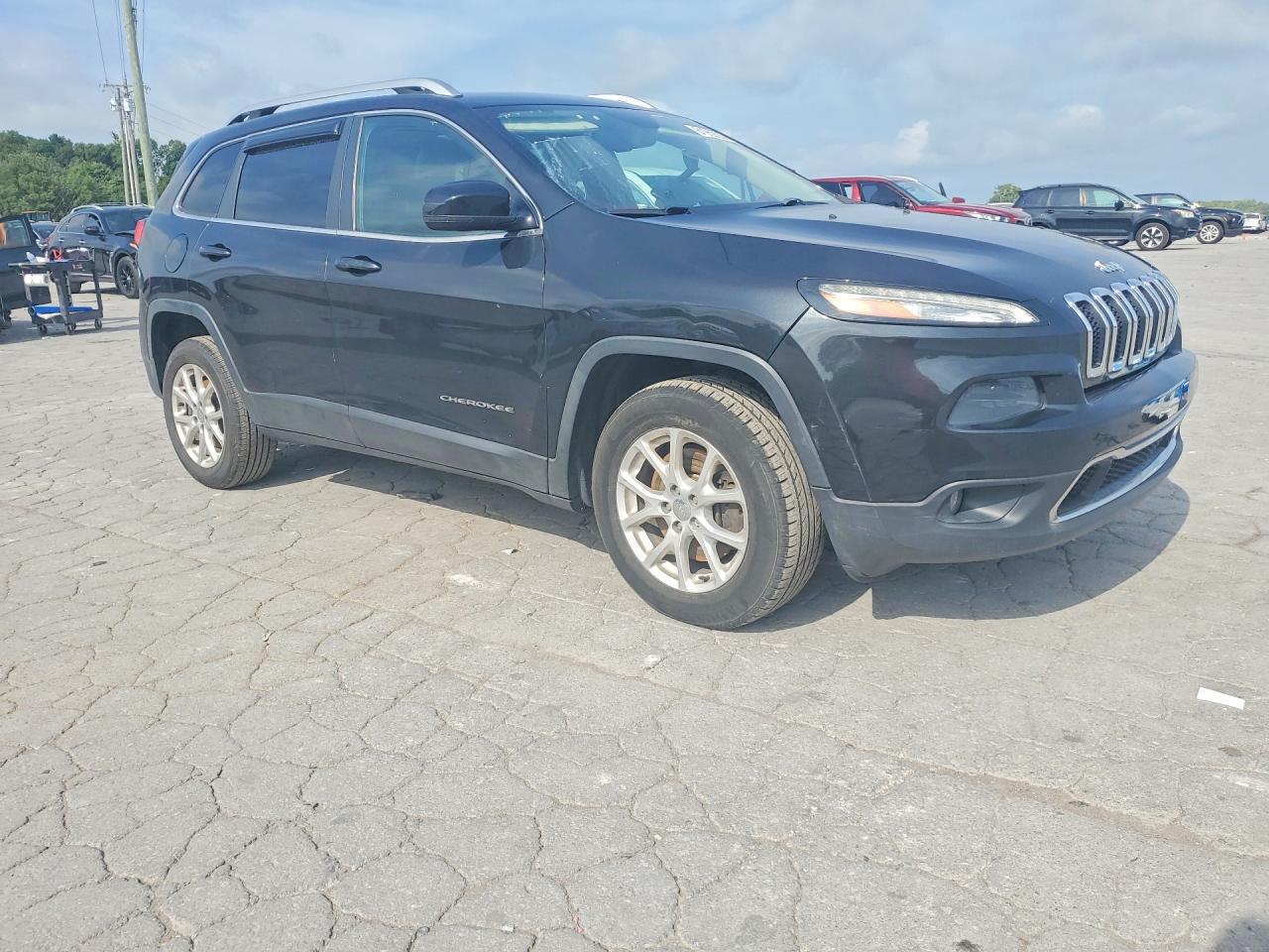 2014 Jeep Cherokee Limited Black vin: 1C4PJMDB2EW282046