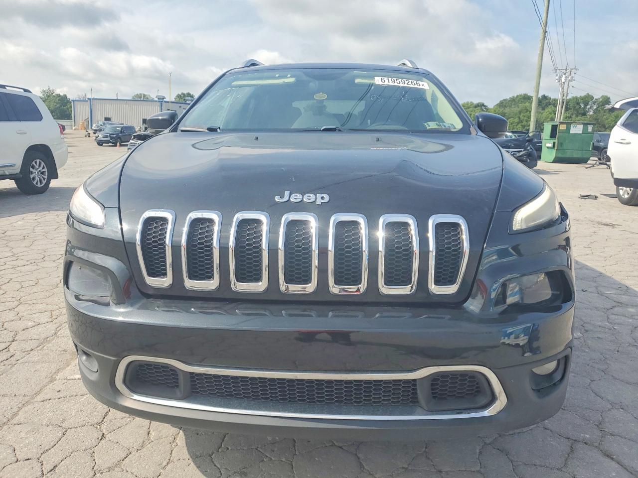 2014 Jeep Cherokee Limited Black vin: 1C4PJMDB2EW282046