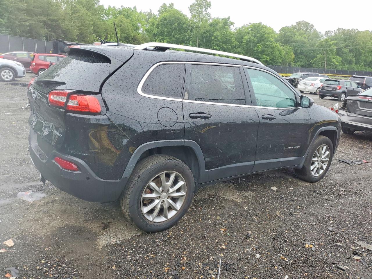 2018 Jeep Cherokee Limited Black vin: 1C4PJMDB2JD579646