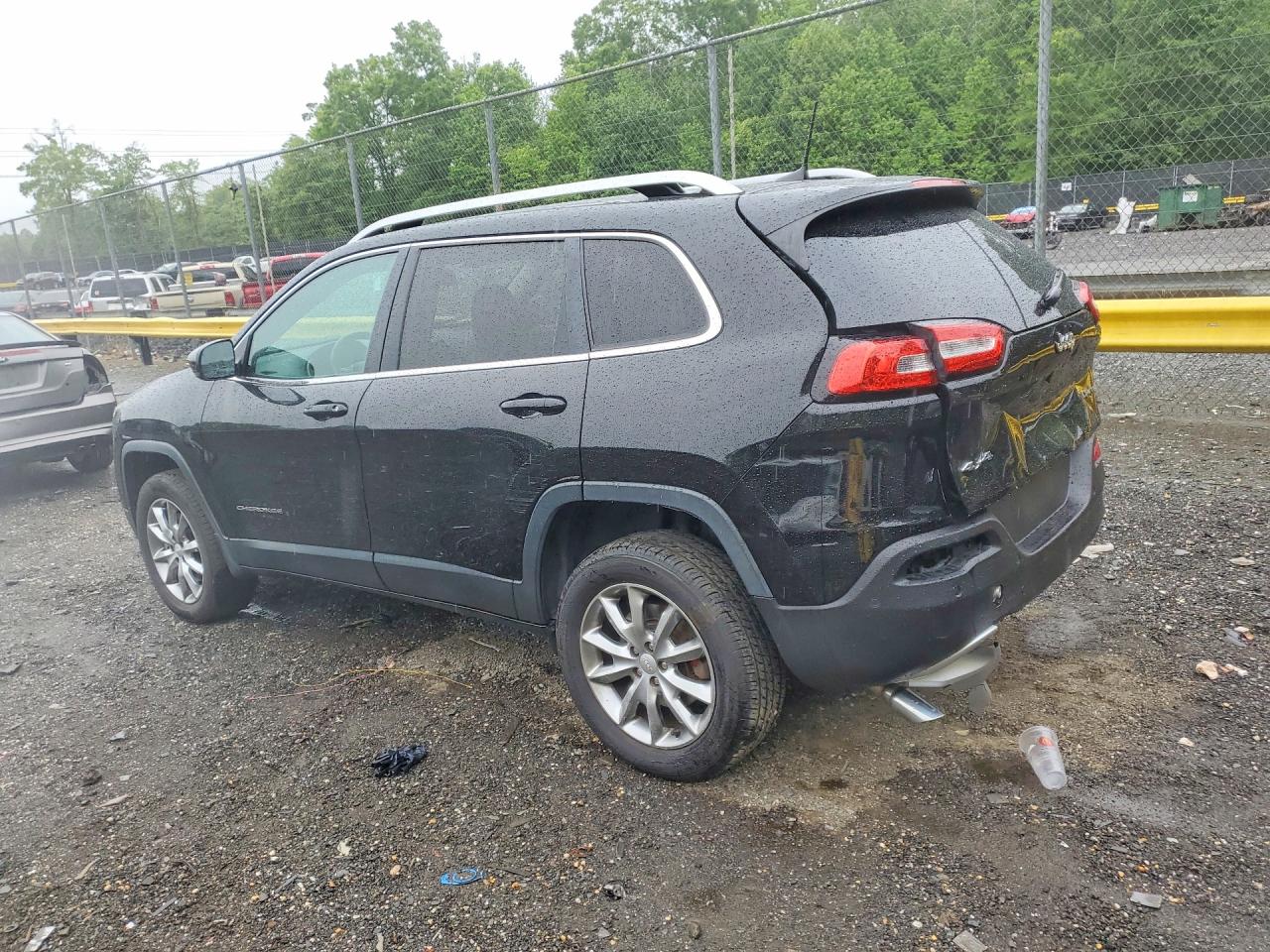 2018 Jeep Cherokee Limited Black vin: 1C4PJMDB2JD579646