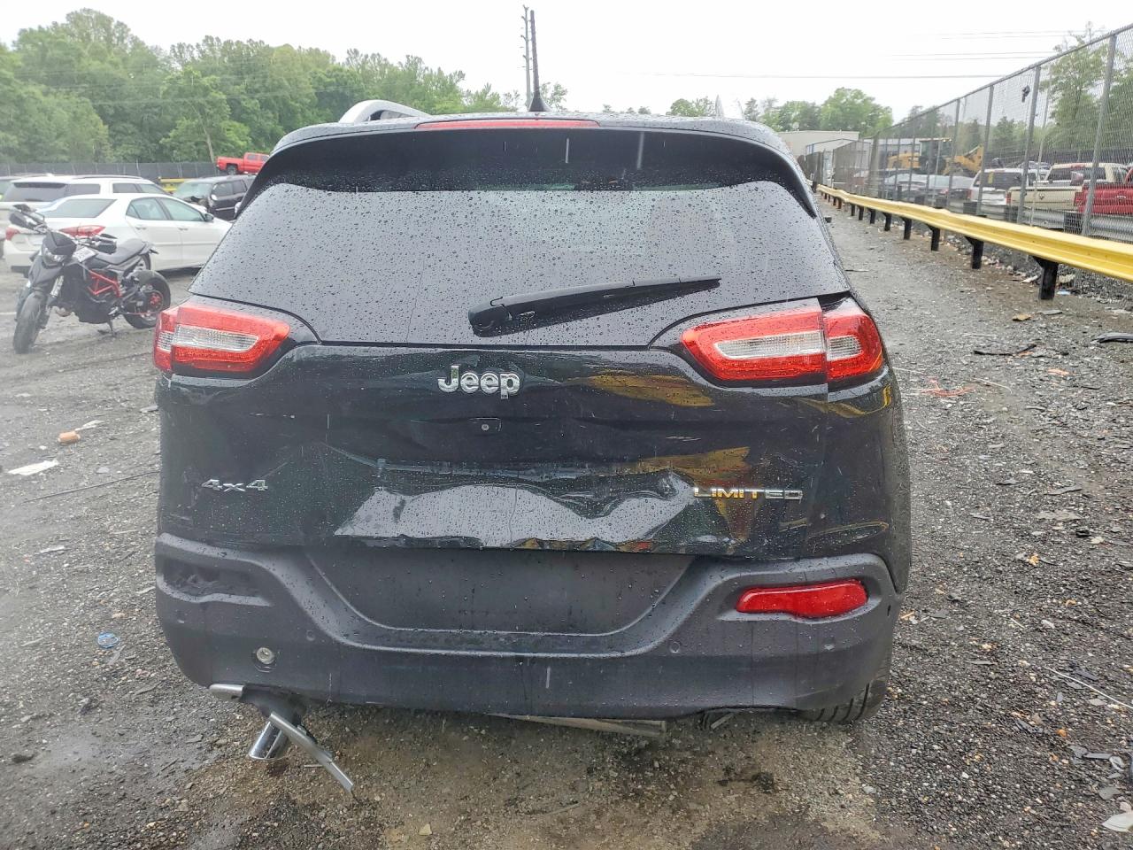 2018 Jeep Cherokee Limited Black vin: 1C4PJMDB2JD579646
