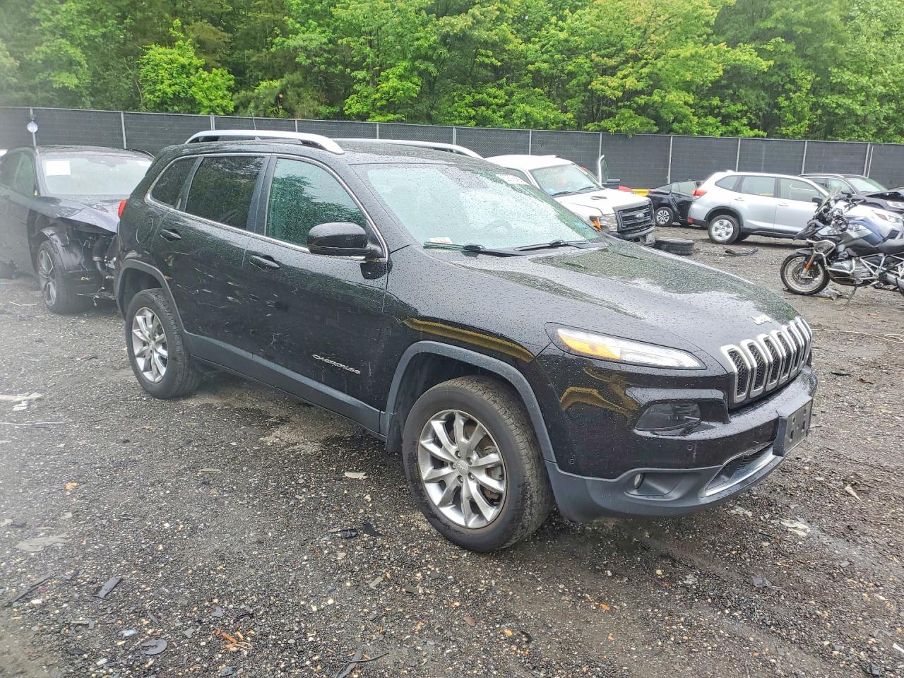 2018 Jeep Cherokee Limited Black vin: 1C4PJMDB2JD579646
