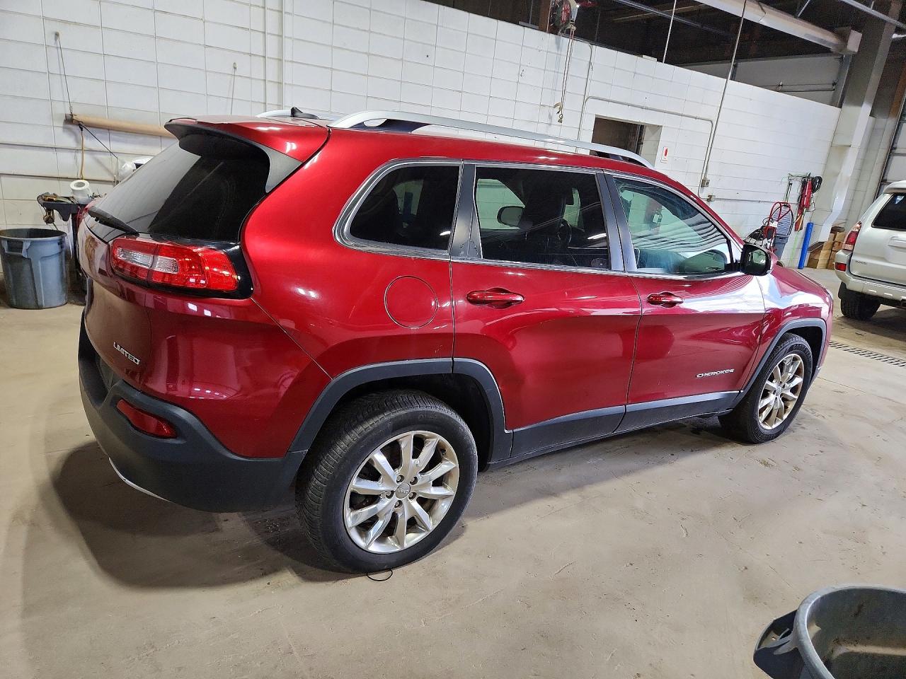 2014 Jeep Cherokee Limited Красный vin: 1C4PJMDB3EW173627