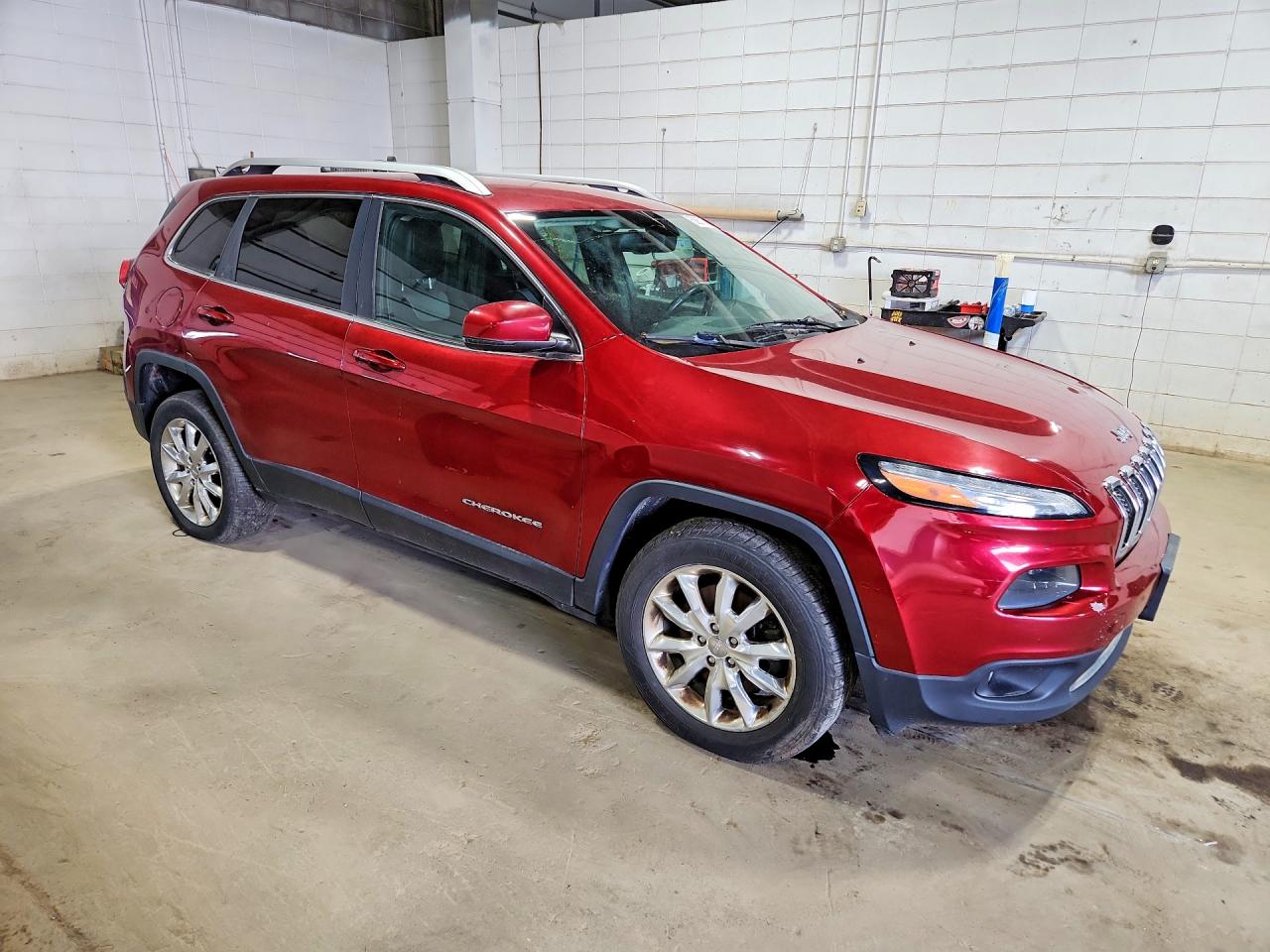 2014 Jeep Cherokee Limited Красный vin: 1C4PJMDB3EW173627