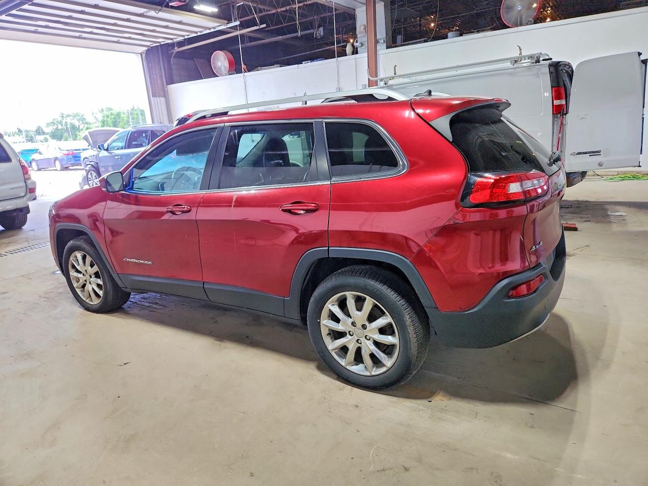 2014 Jeep Cherokee Limited Красный vin: 1C4PJMDB3EW173627